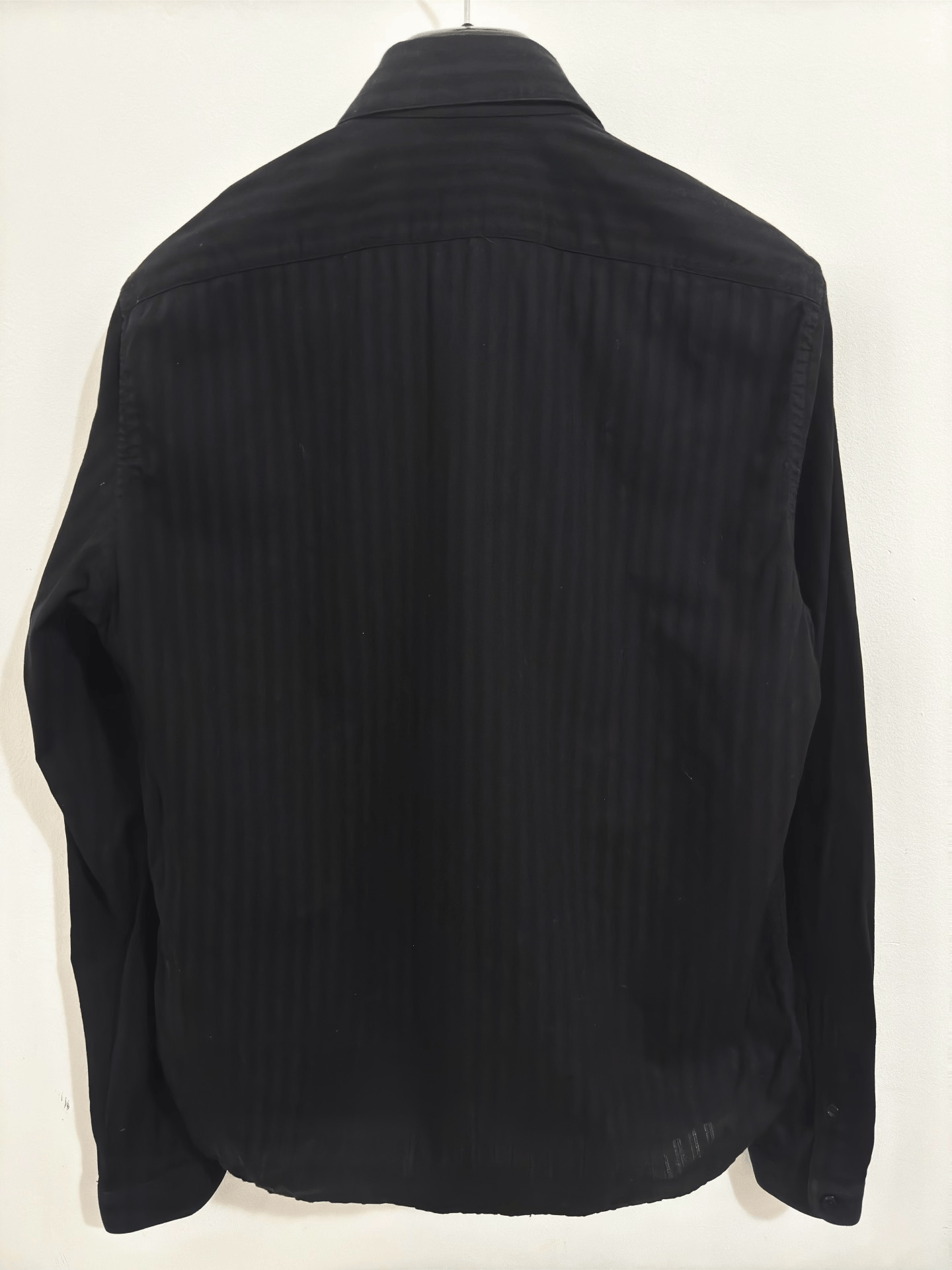 Saint Laurent Paris Saint Laurent Embroidered Striped Shirt Size US M / EU 48-50 / 2 - 2 Thumbnail