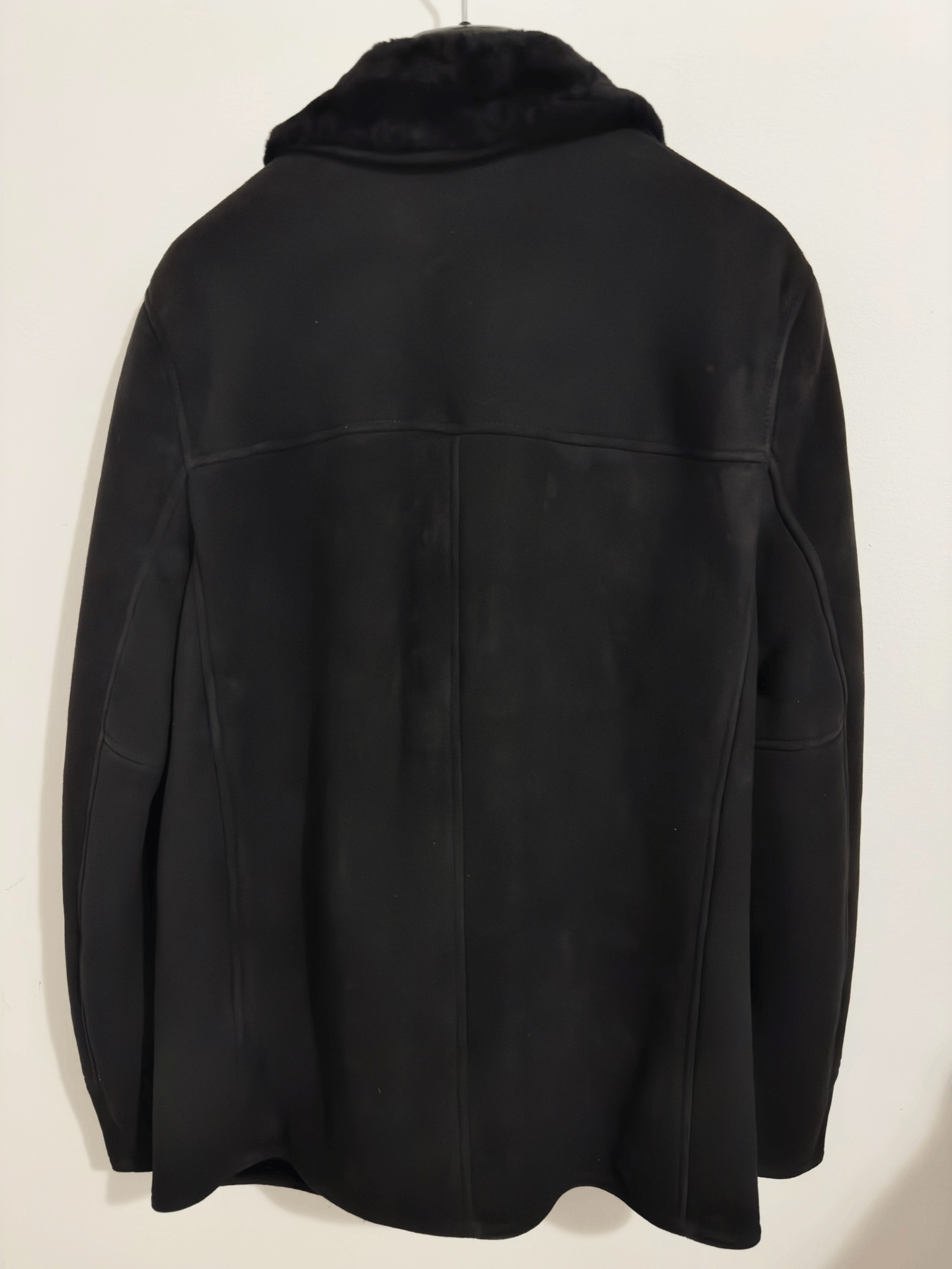 Saint Laurent Paris Saint Laurent Black Shearling Jacket Size US M / EU 48-50 / 2 - 2 Thumbnail