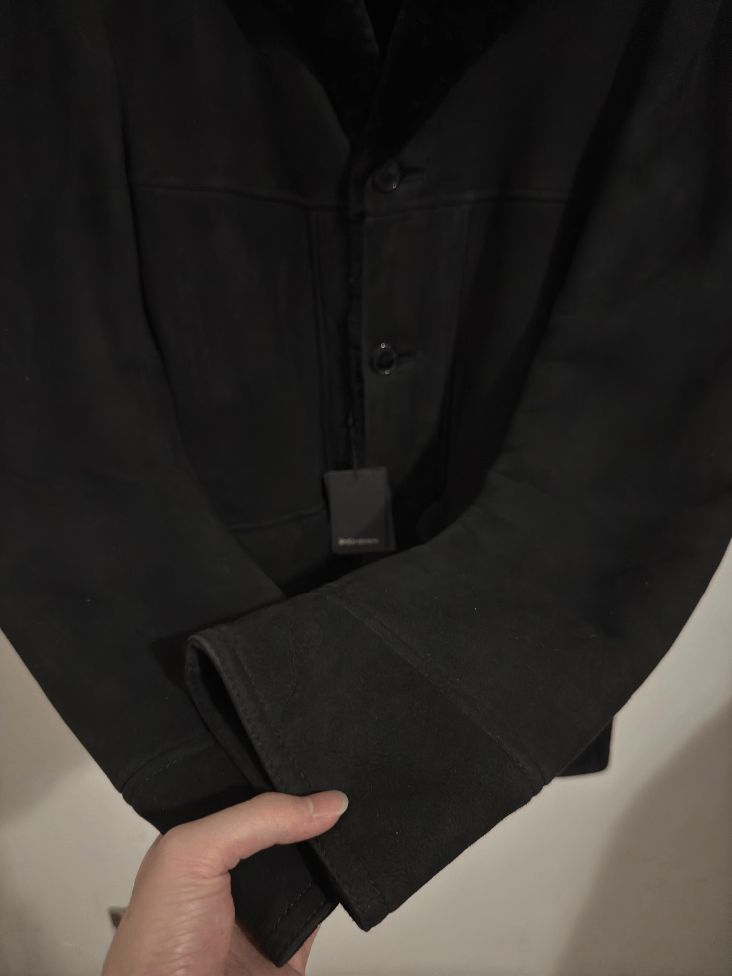 Saint Laurent Paris Saint Laurent Black Shearling Jacket Size US M / EU 48-50 / 2 - 4 Thumbnail