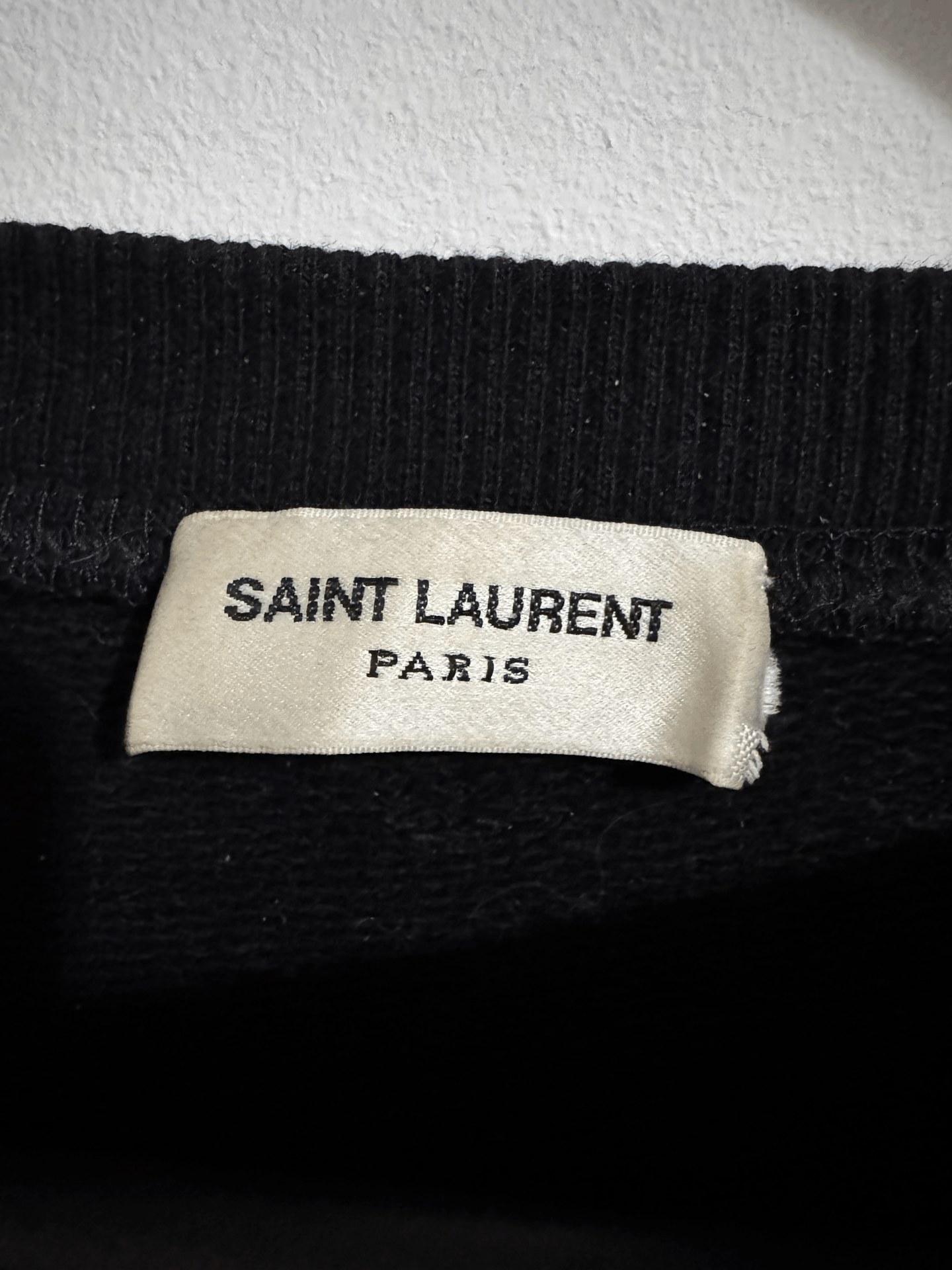 Saint Laurent Paris Saint Laurent Black Studded Sweatshirt Size US L / EU 52-54 / 3 - 5 Thumbnail