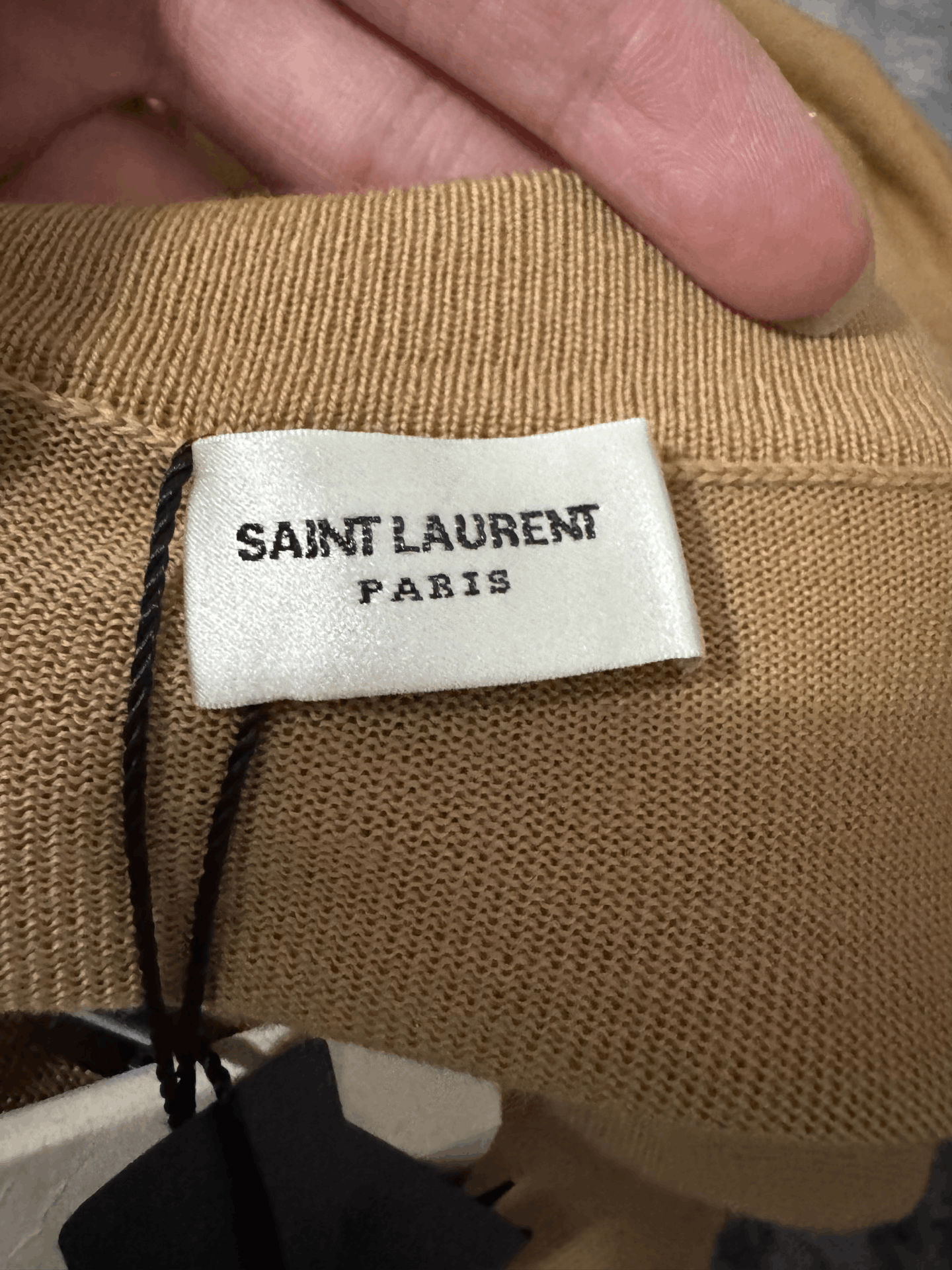 Saint Laurent Paris Saint Laurent High Neck Wool Sweater Size S / US 4 / IT 40 - 6 Thumbnail