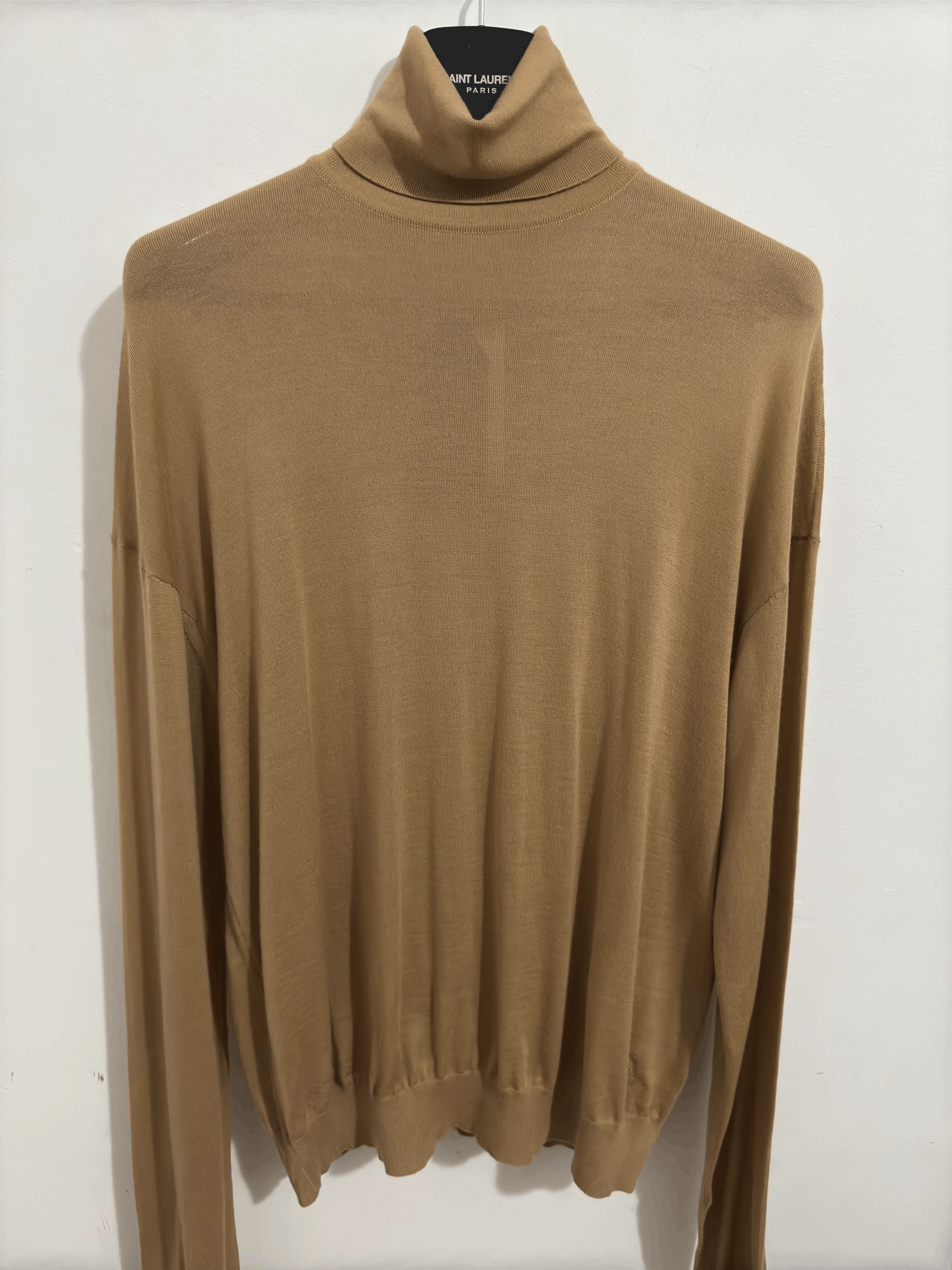 Saint Laurent Paris Saint Laurent High Neck Wool Sweater Size S / US 4 / IT 40 - 4 Thumbnail