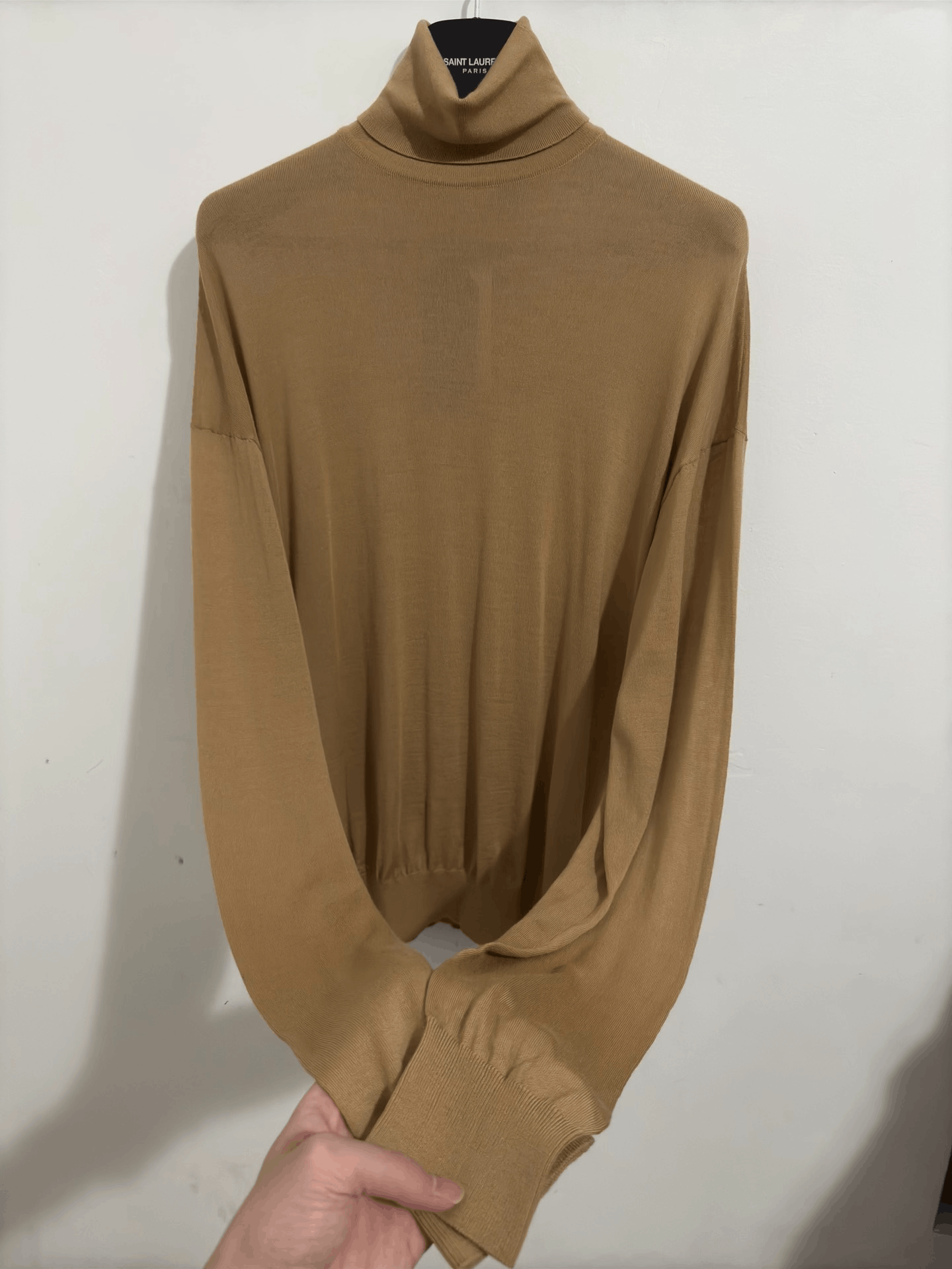 Saint Laurent Paris Saint Laurent High Neck Wool Sweater Size S / US 4 / IT 40 - 3 Thumbnail