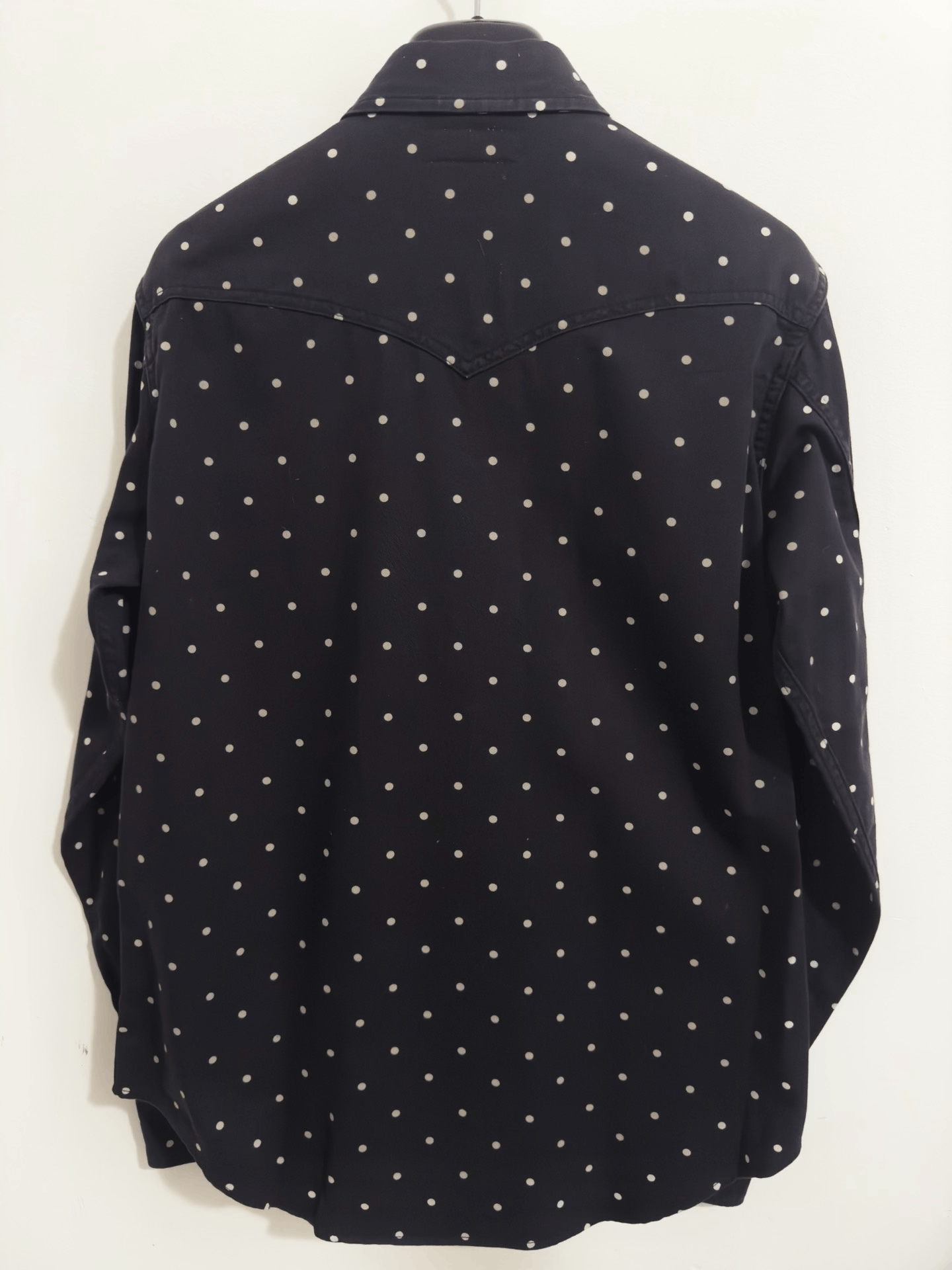Saint Laurent Paris Saint Laurent Polka Dot Shirt Size XL / US 12-14 / IT 48-50 - 2 Thumbnail