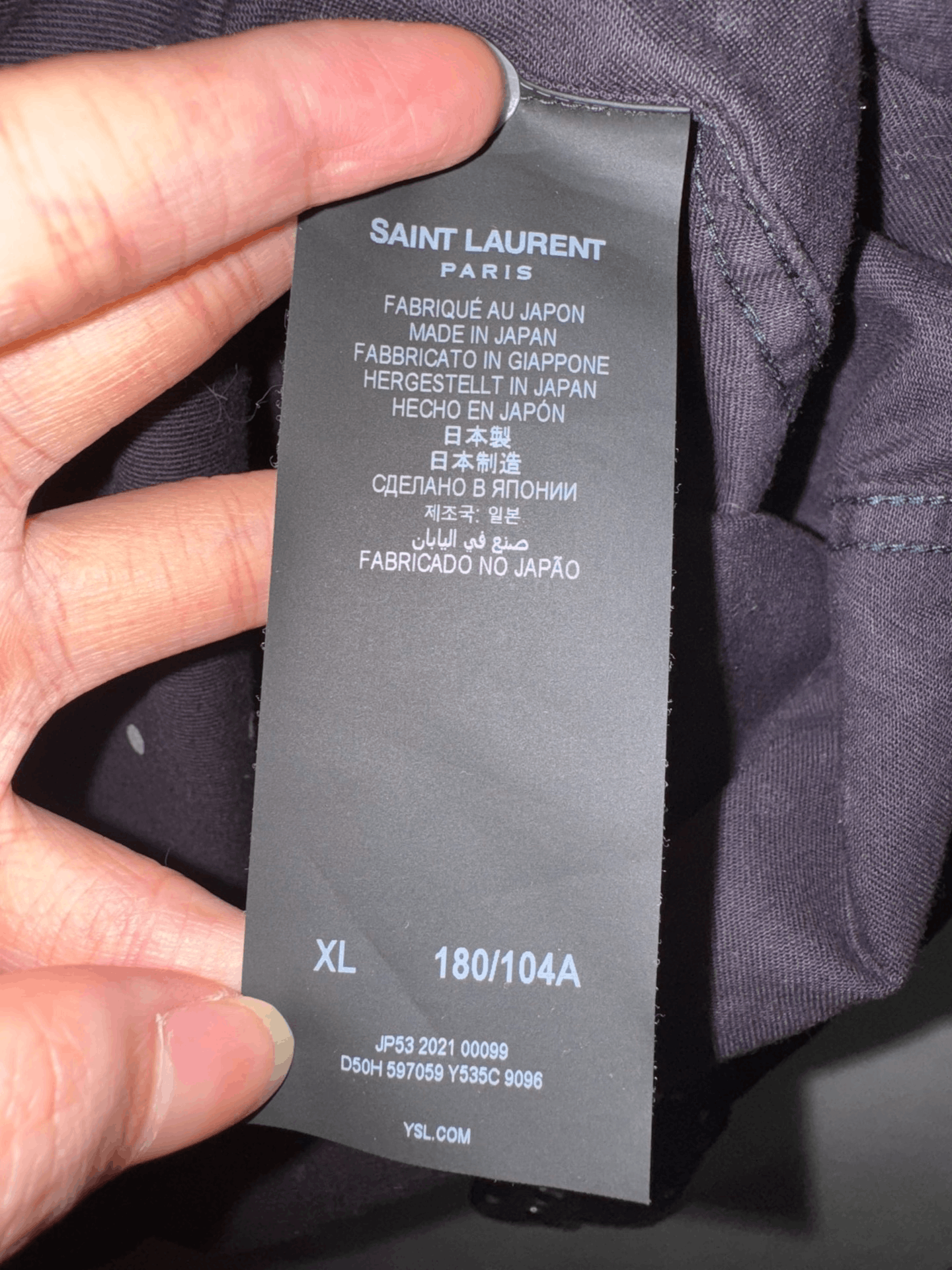 Saint Laurent Paris Saint Laurent Polka Dot Shirt Size XL / US 12-14 / IT 48-50 - 6 Thumbnail