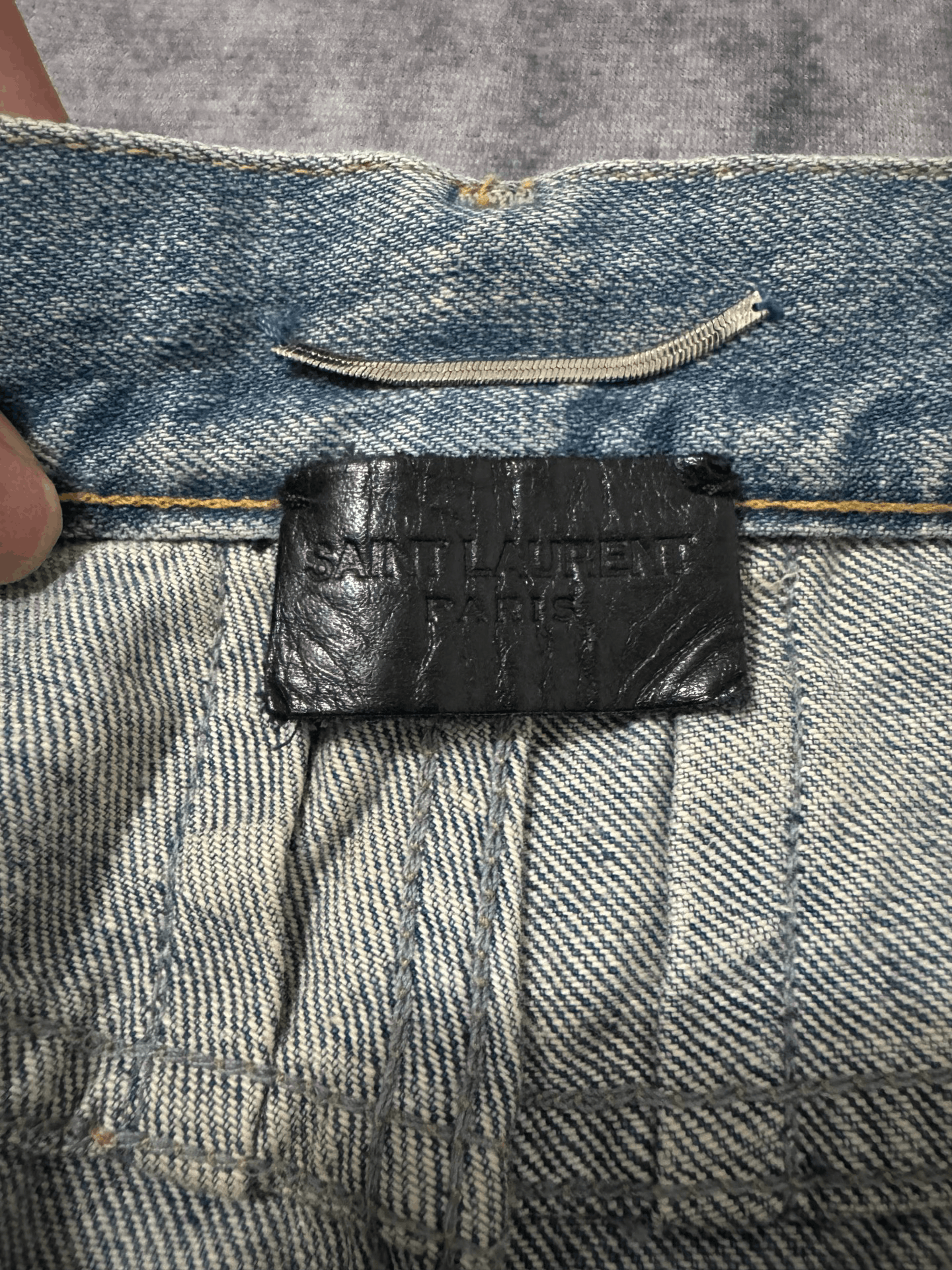 Saint Laurent Paris Saint Laurent Distressed Denim Pants Size US 30 / EU 46 - 6 Thumbnail