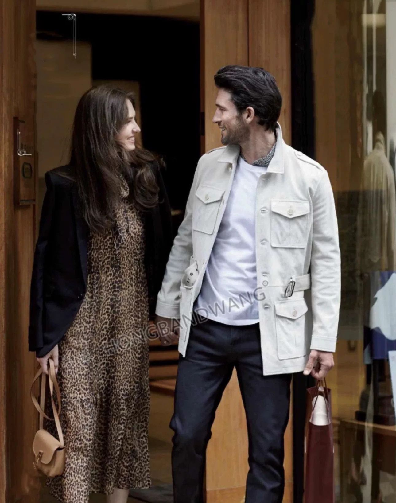 Saint Laurent Paris Saint Laurent Beige Suede Hunting Jacket Size US L / EU 52-54 / 3 - 9 Thumbnail