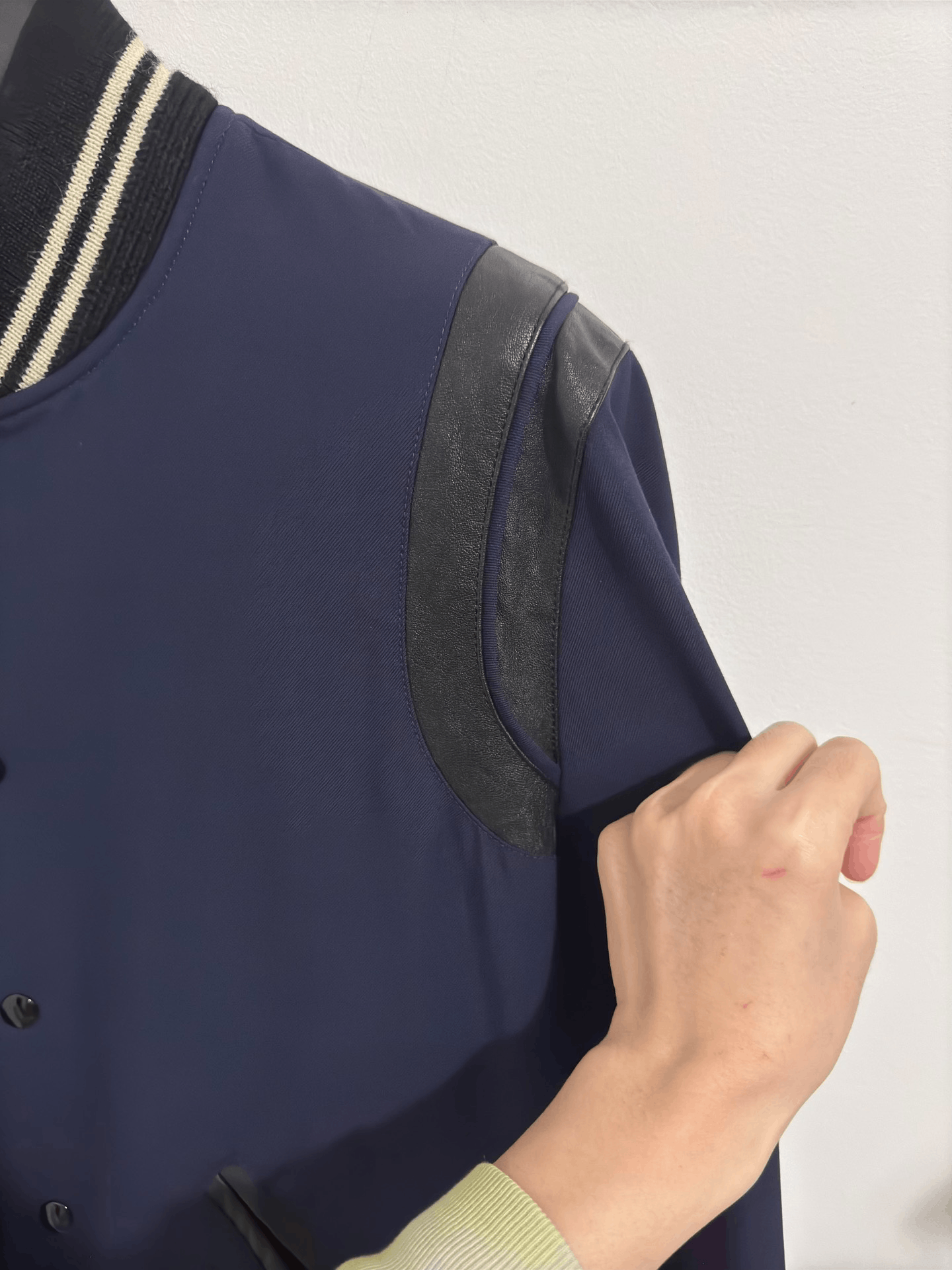 Saint Laurent Paris Saint Laurent Baseball Jacket in Navy Blue Size US M / EU 48-50 / 2 - 3 Thumbnail