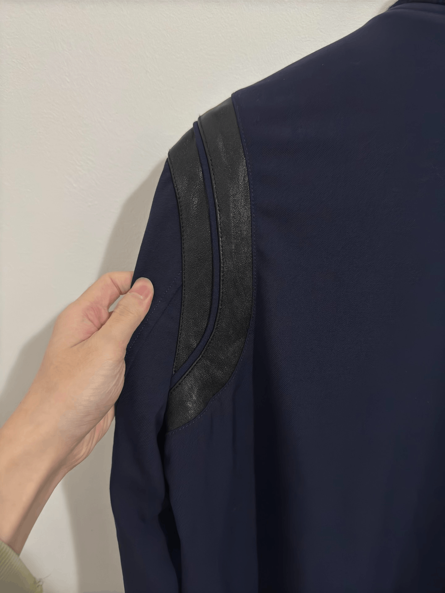 Saint Laurent Paris Saint Laurent Baseball Jacket in Navy Blue Size US M / EU 48-50 / 2 - 5 Thumbnail
