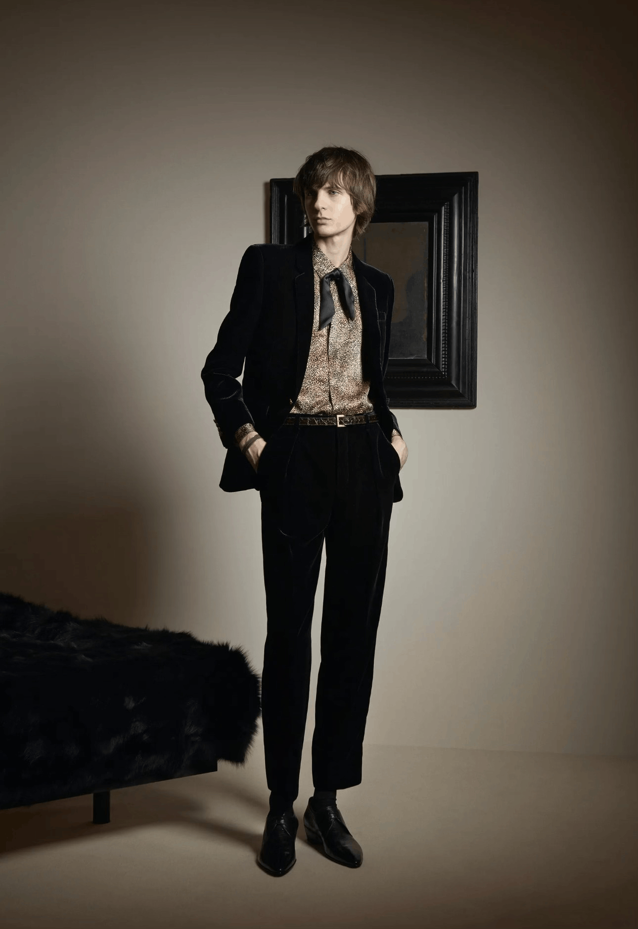 Saint Laurent Paris Saint Laurent Leopard Silk Shirt Size M / US 6-8 / IT 42-44 - 9 Thumbnail