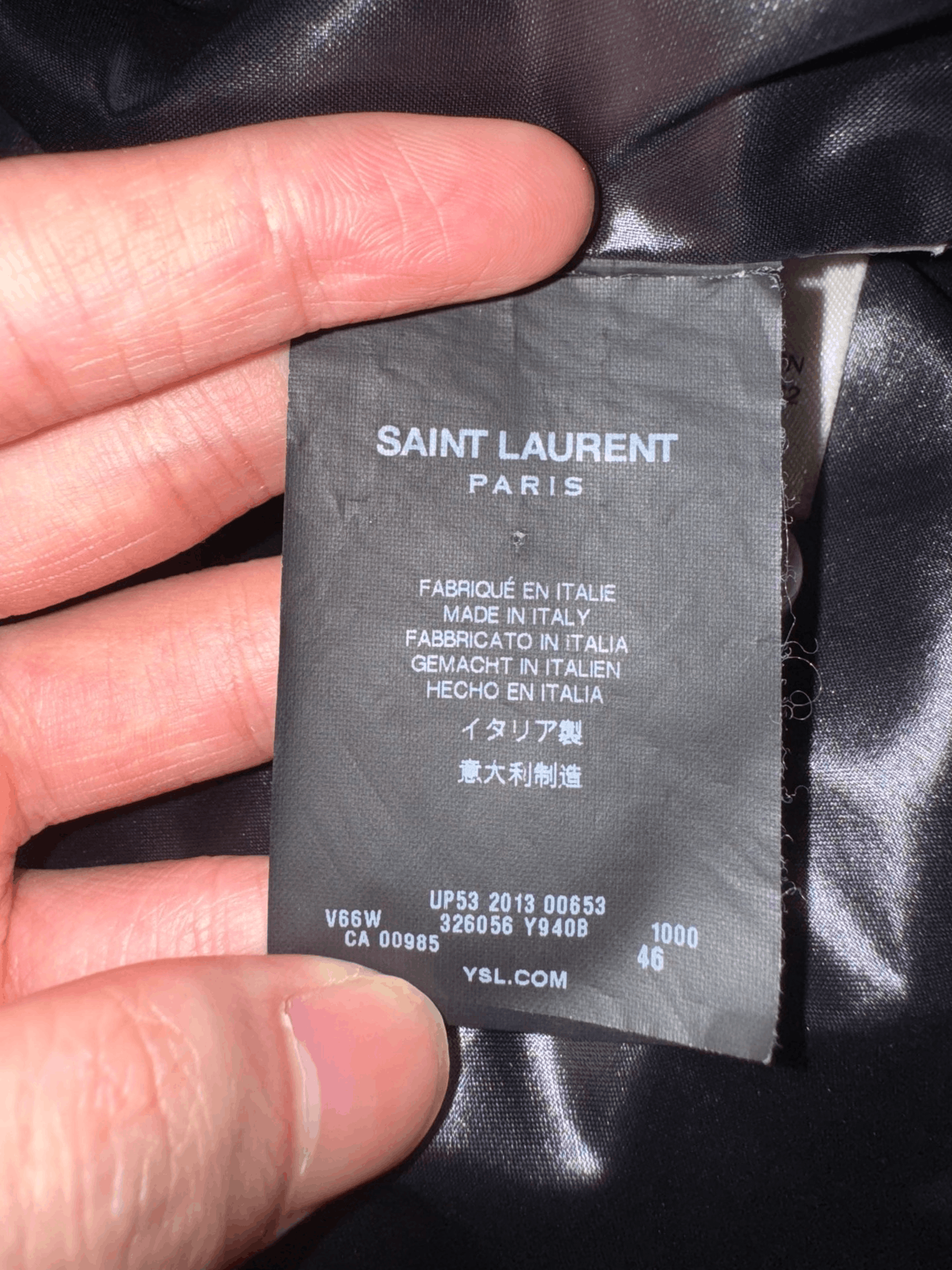 Saint Laurent Paris Saint Laurent Black Hooded Puffer Jacket Size US S / EU 44-46 / 1 - 7 Thumbnail
