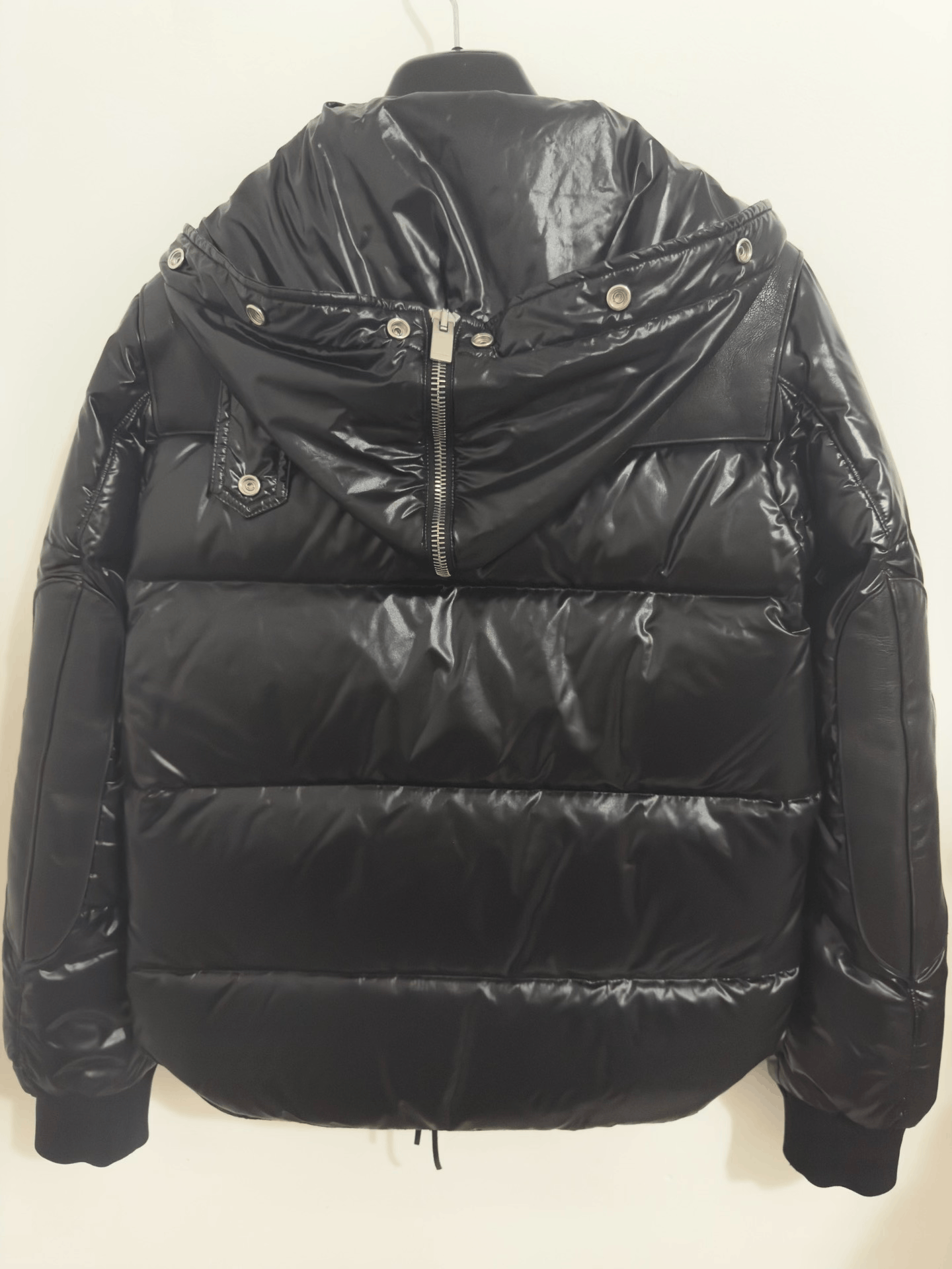 Saint Laurent Paris Saint Laurent Black Hooded Puffer Jacket Size US S / EU 44-46 / 1 - 4 Thumbnail