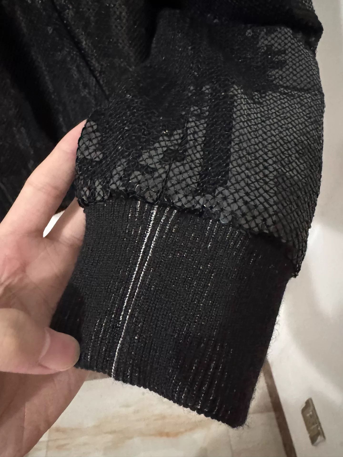 Saint Laurent Paris Saint Laurent Black Dragon Scale Baseball Jacket Size US M / EU 48-50 / 2 - 5 Thumbnail