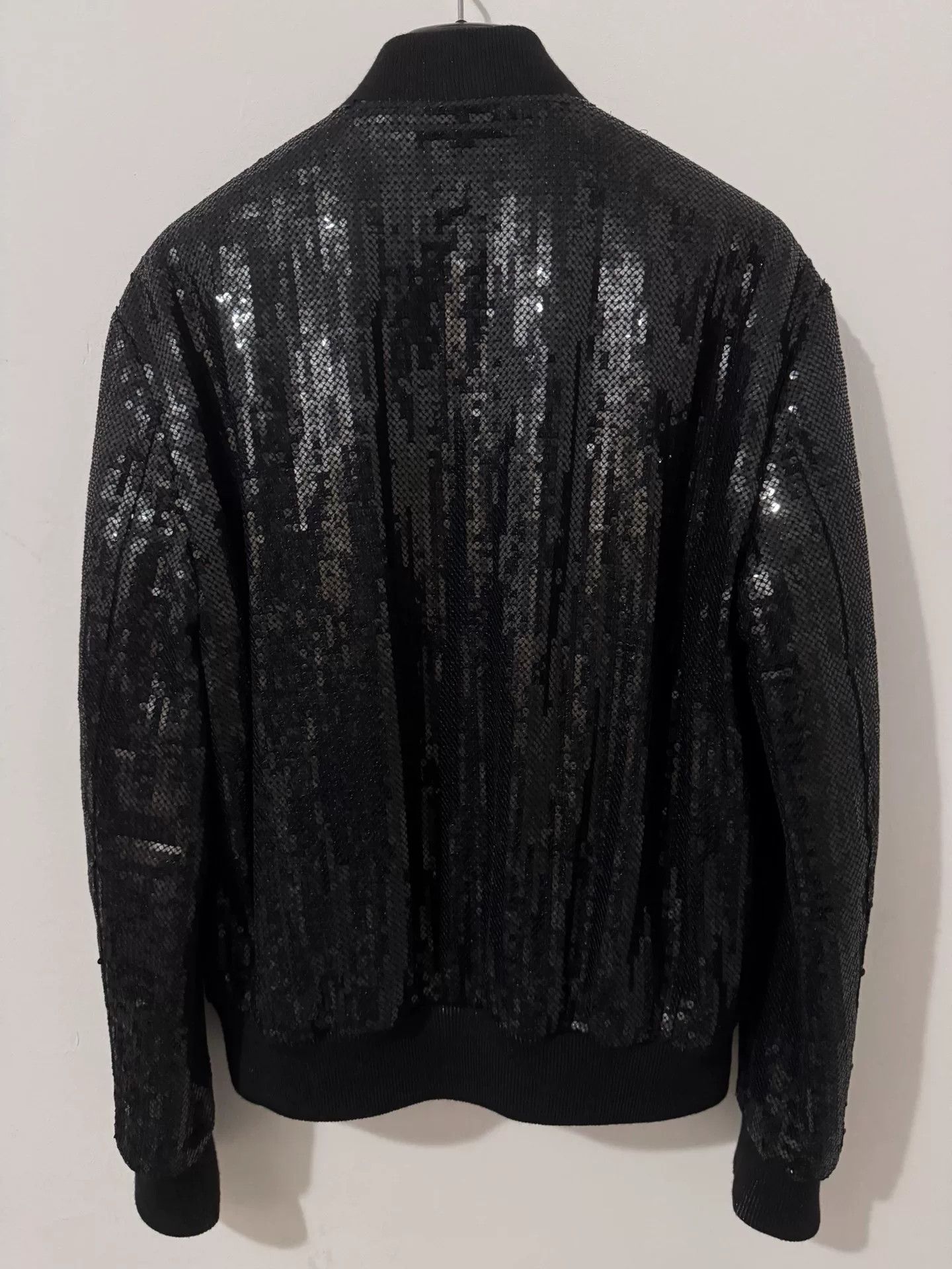 Saint Laurent Paris Saint Laurent Black Dragon Scale Baseball Jacket Size US M / EU 48-50 / 2 - 2 Thumbnail