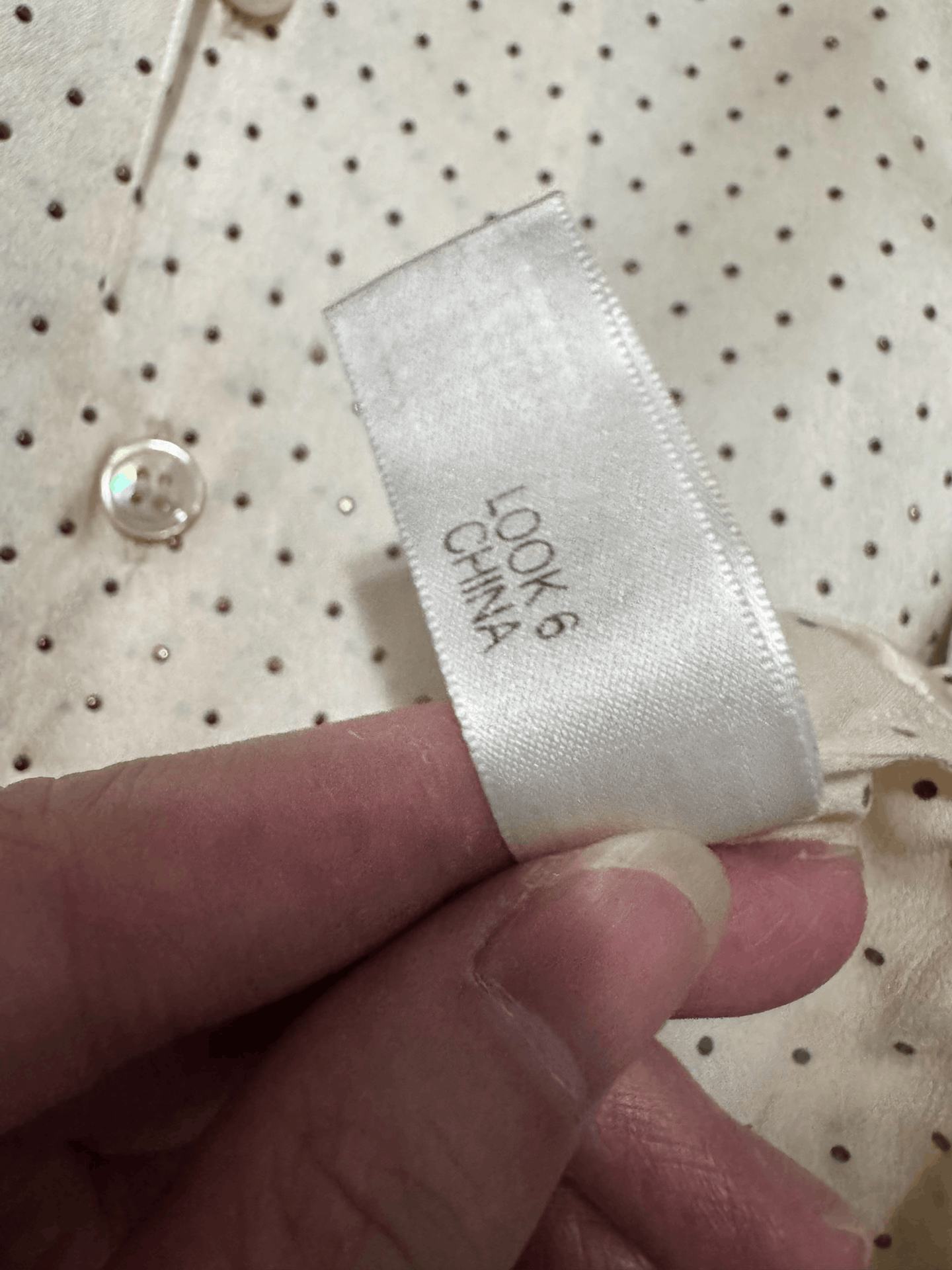 Saint Laurent Paris Saint Laurent Beige Silk Studded Shirt Size M / US 6-8 / IT 42-44 - 6 Thumbnail