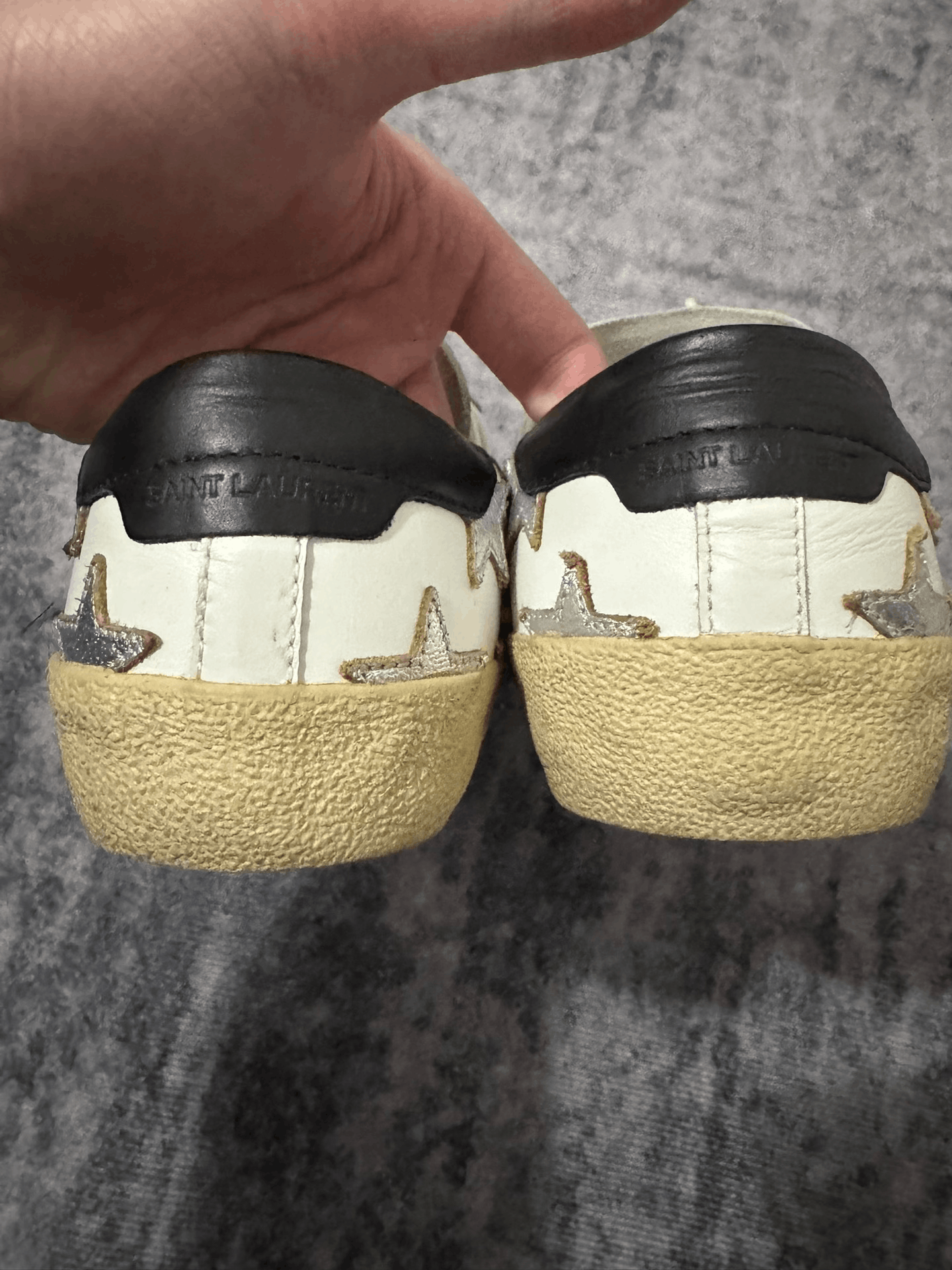Saint Laurent Paris Saint Laurent Black Low-Top Sneakers Size US 6 / EU 39 - 6 Thumbnail