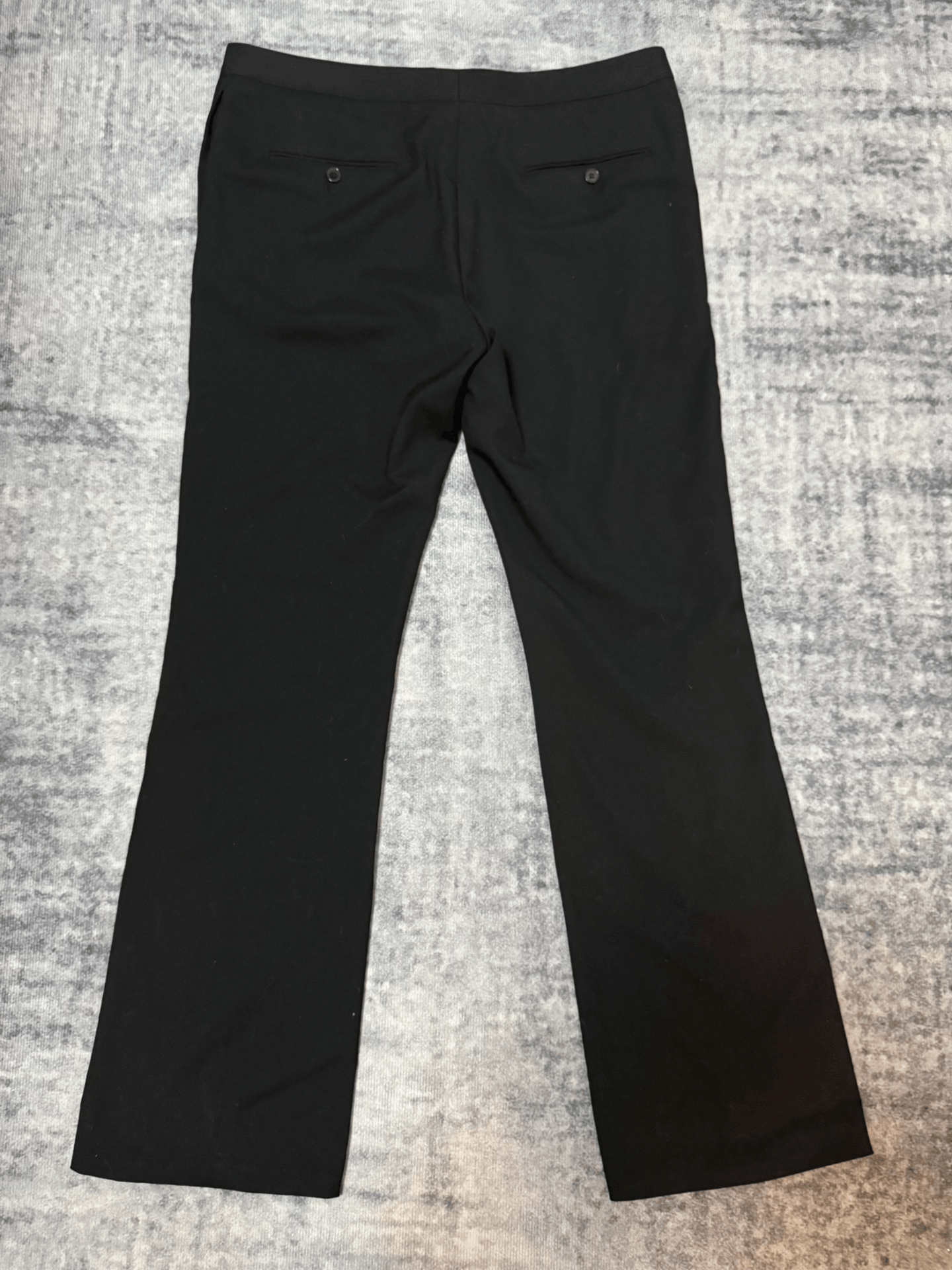 Saint Laurent Paris Saint Laurent Black Wool Flared Trousers Size US 34 / EU 50 - 2 Thumbnail