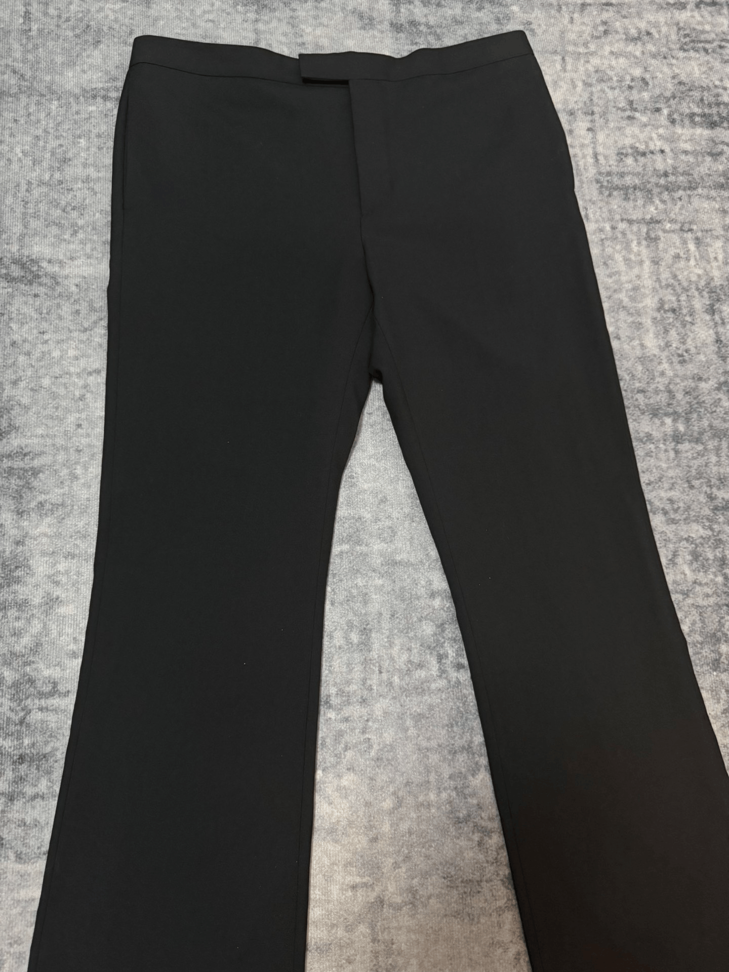 Saint Laurent Paris Saint Laurent Black Wool Flared Trousers Size US 34 / EU 50 - 3 Thumbnail