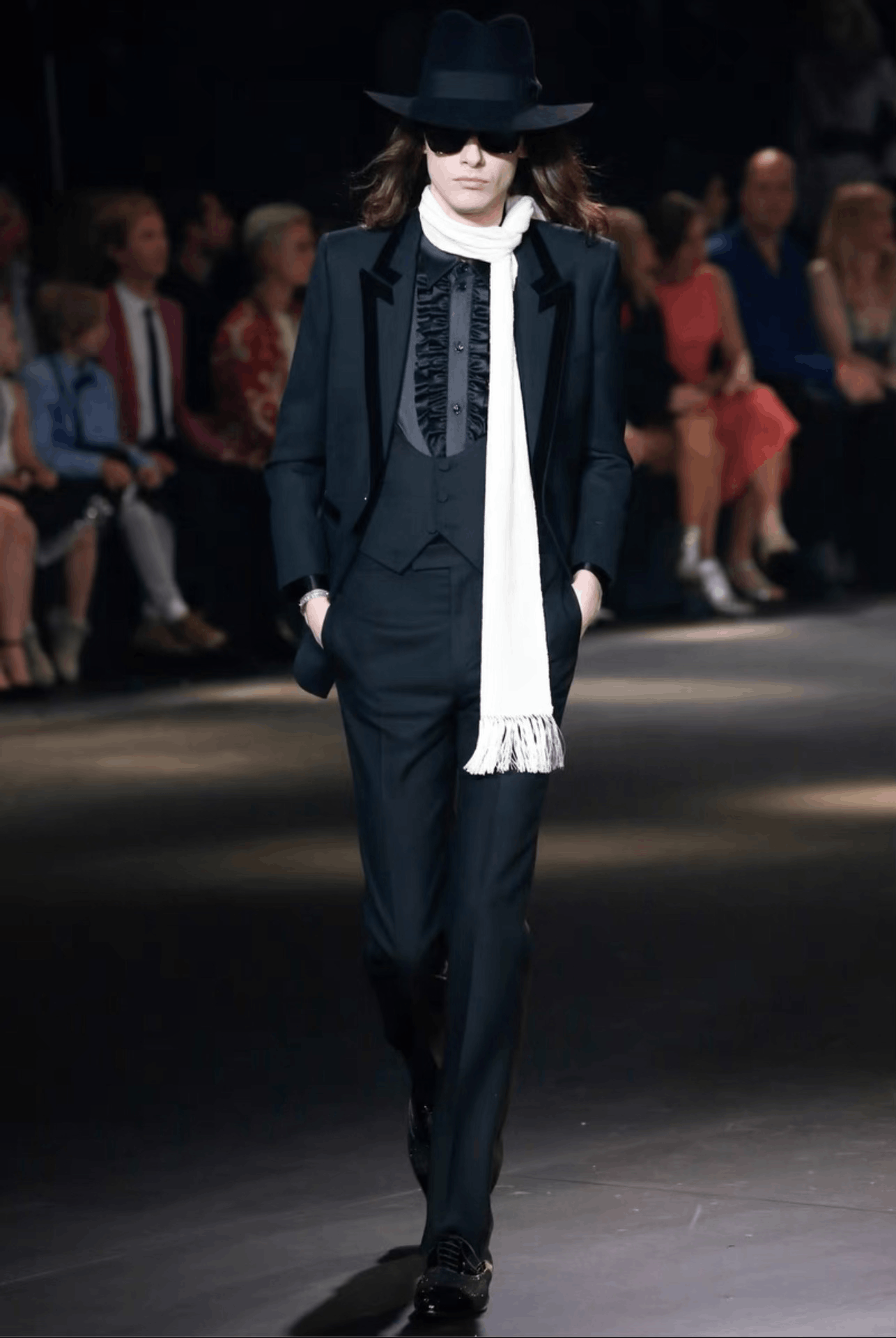 Saint Laurent Paris Saint Laurent Black Wool Flared Trousers Size US 34 / EU 50 - 9 Thumbnail