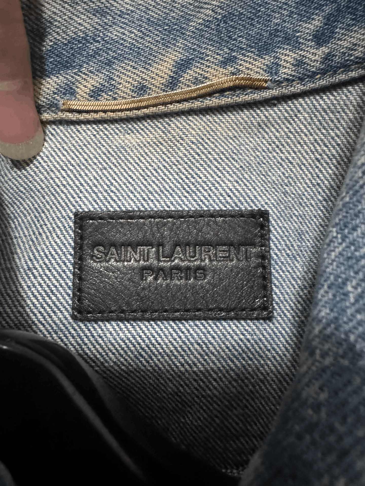 Saint Laurent Paris Saint Laurent Blue Denim Jacket Size US S / EU 44-46 / 1 - 6 Thumbnail