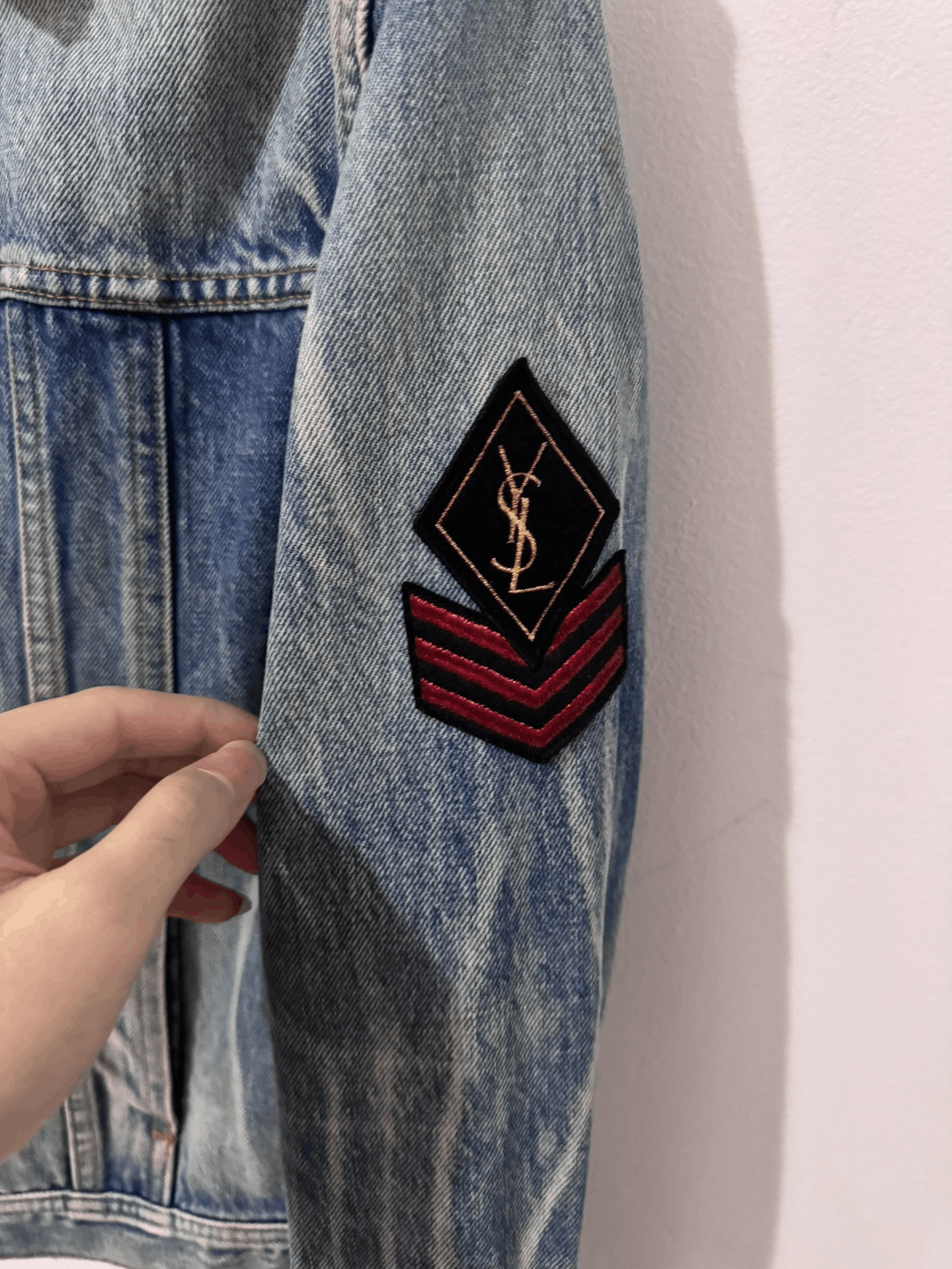 Saint Laurent Paris Saint Laurent Blue Denim Jacket Size US S / EU 44-46 / 1 - 3 Thumbnail