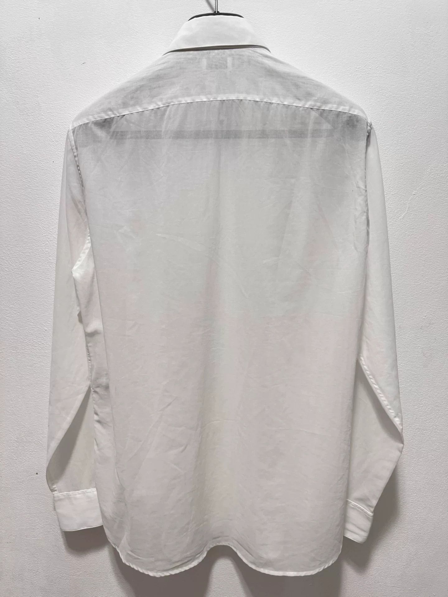 Saint Laurent Paris Saint Laurent White Accordion Shirt Size US XXS / EU 40 - 2 Thumbnail