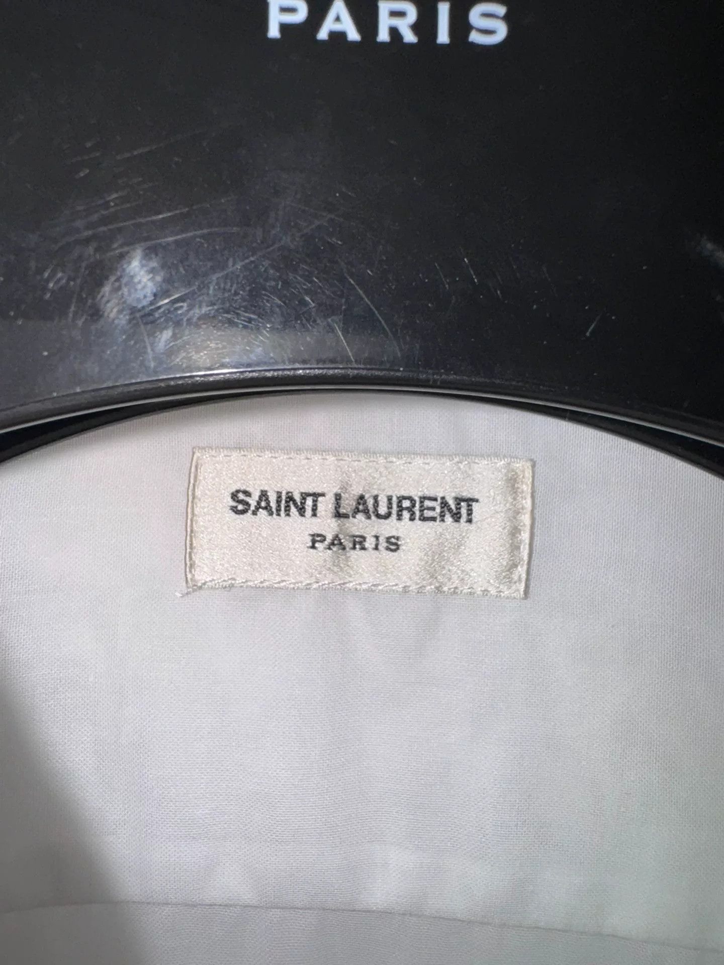 Saint Laurent Paris Saint Laurent White Accordion Shirt Size US XXS / EU 40 - 6 Thumbnail
