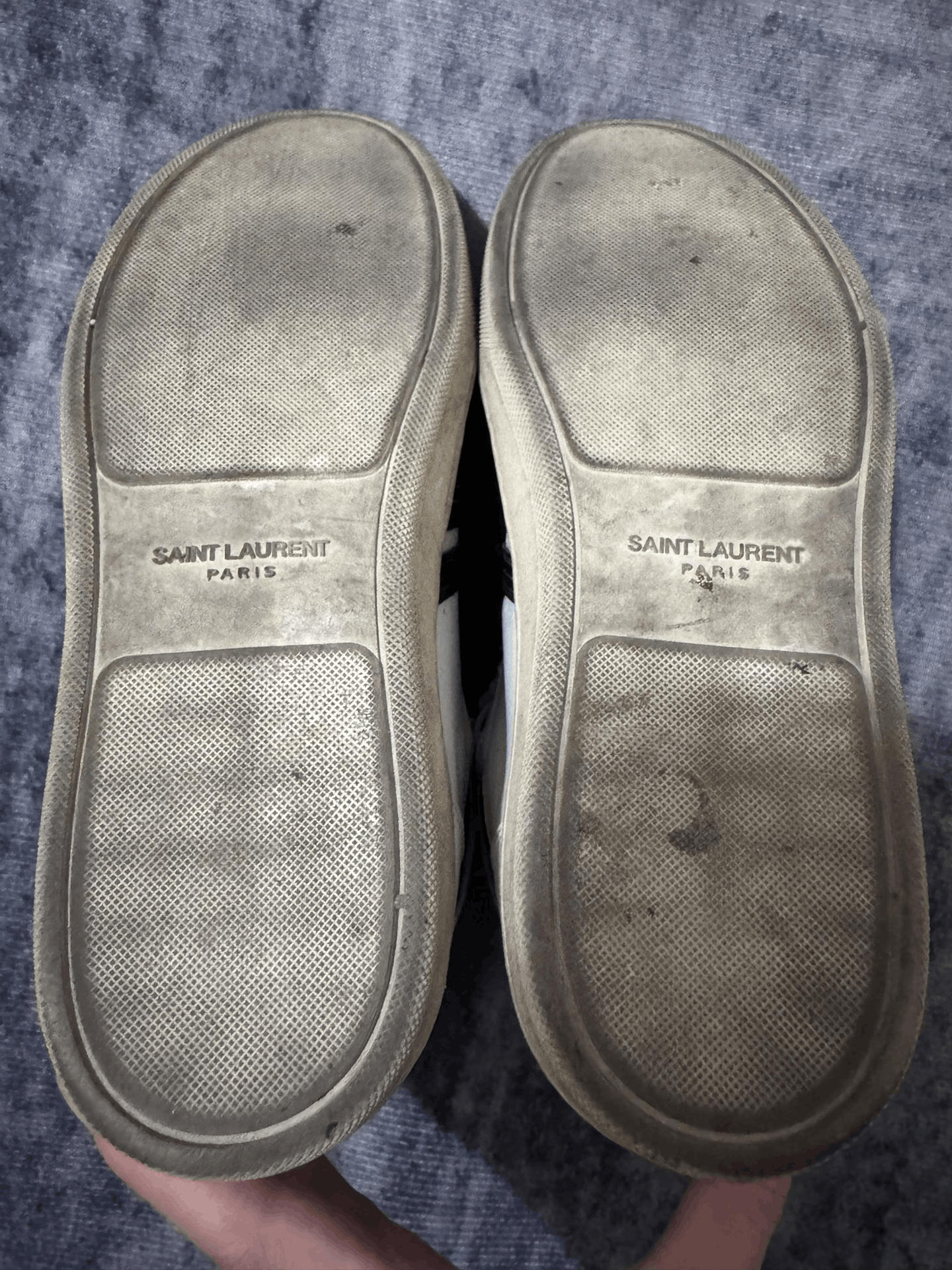 Saint Laurent Paris Saint Laurent High-Top Leather Sneakers Size US 7 / EU 40 - 6 Thumbnail