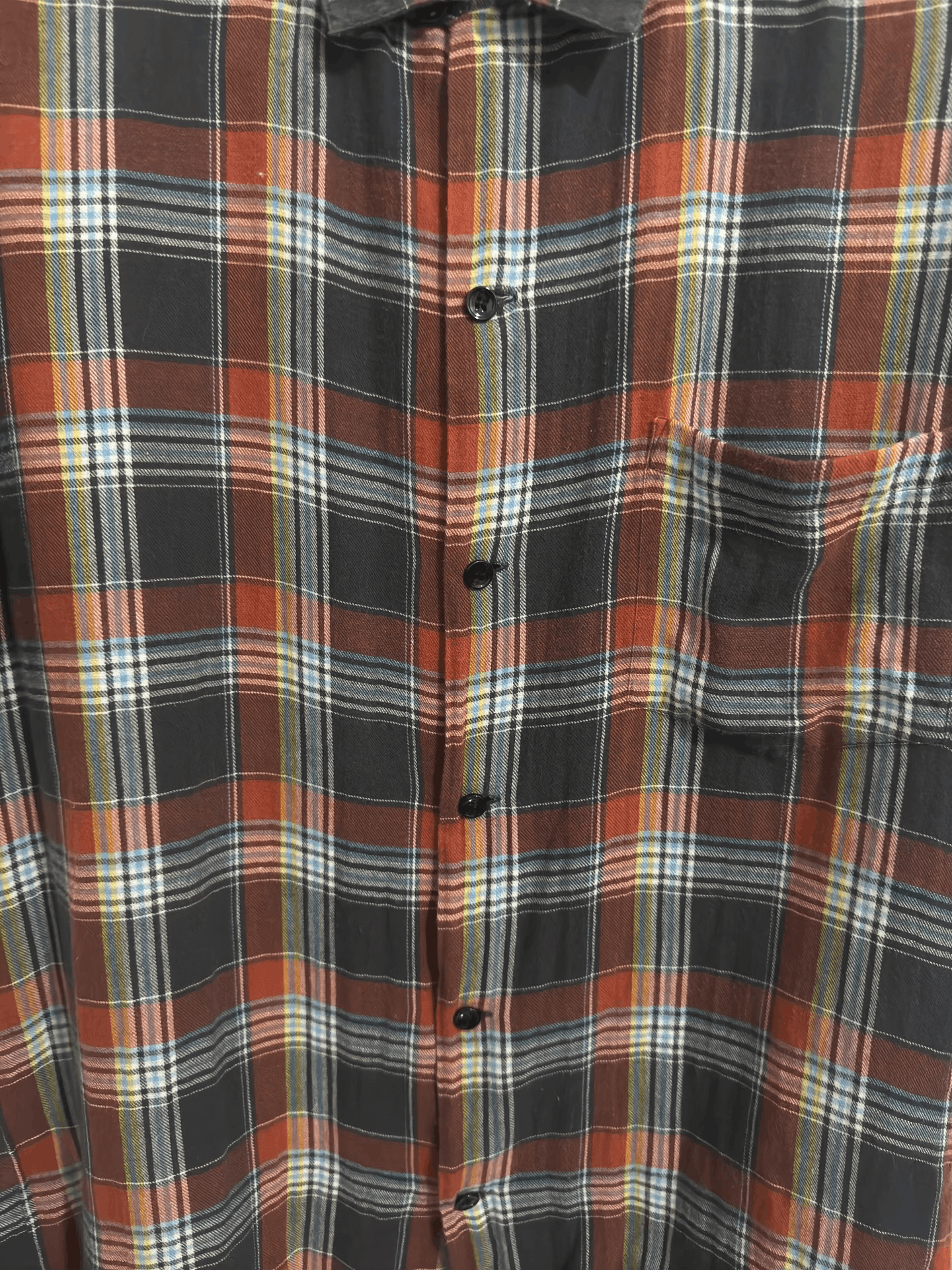 Saint Laurent Paris Saint Laurent Multi-Color Check Shirt Size US S / EU 44-46 / 1 - 3 Thumbnail
