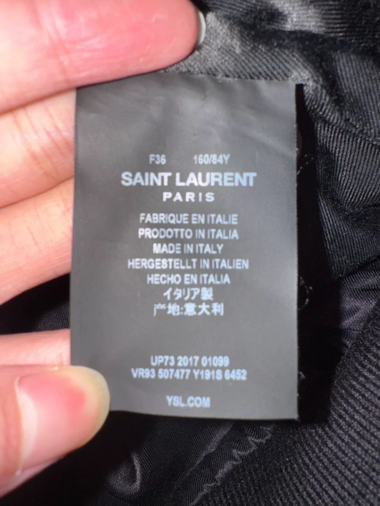 Saint Laurent Paris Saint Laurent Red and White Striped Jacket Size US M / EU 48-50 / 2 - 7 Thumbnail