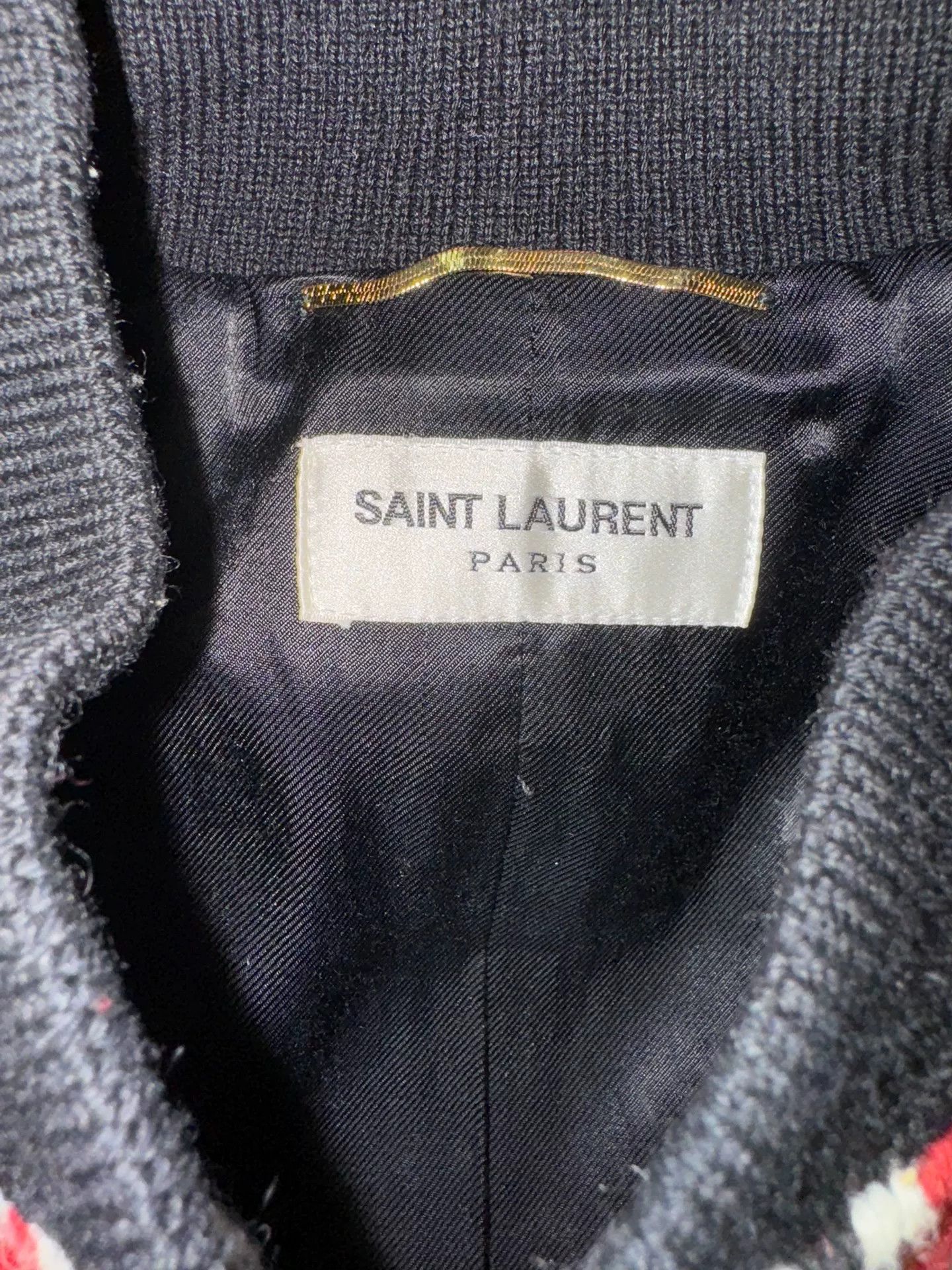 Saint Laurent Paris Saint Laurent Red and White Striped Jacket Size US M / EU 48-50 / 2 - 5 Thumbnail