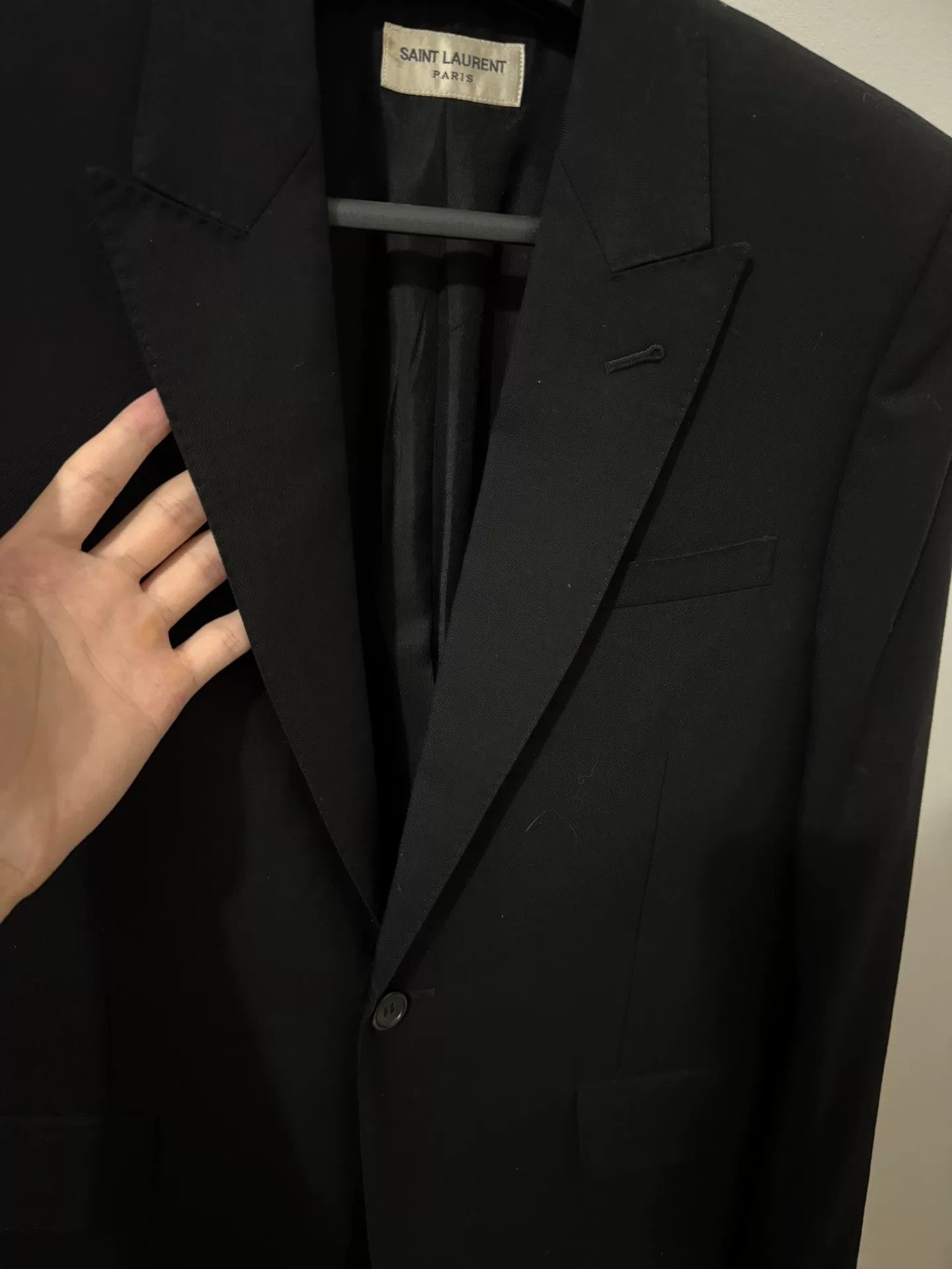 Saint Laurent Paris Saint Laurent Smoking Jacket Suit Size US S / EU 44-46 / 1 - 3 Thumbnail