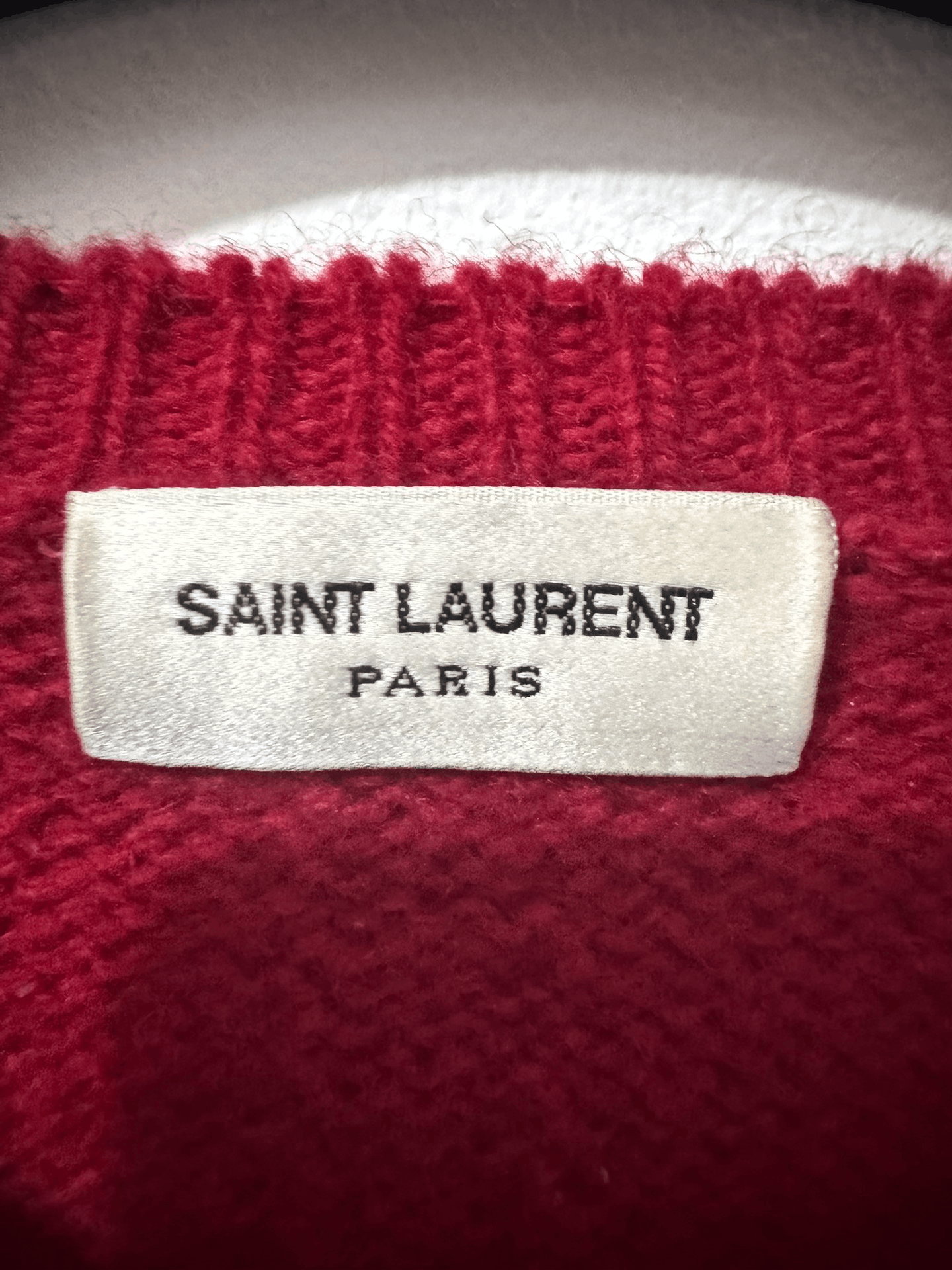 Saint Laurent Paris Saint Laurent Red Star Embroidered Sweater Size S / US 4 / IT 40 - 5 Thumbnail