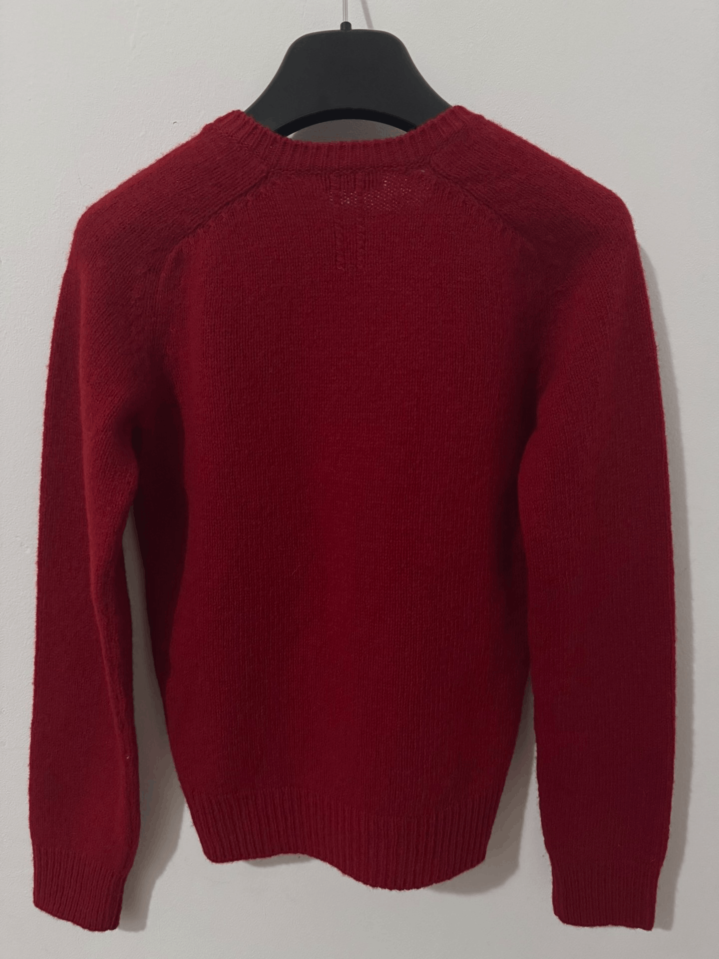 Saint Laurent Paris Saint Laurent Red Star Embroidered Sweater Size S / US 4 / IT 40 - 2 Thumbnail