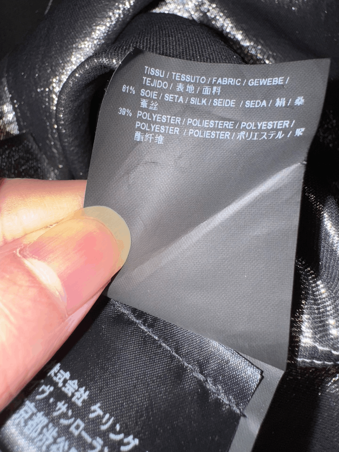 Saint Laurent Paris Saint Laurent Silver Silk Shirt Size US M / EU 48-50 / 2 - 7 Thumbnail