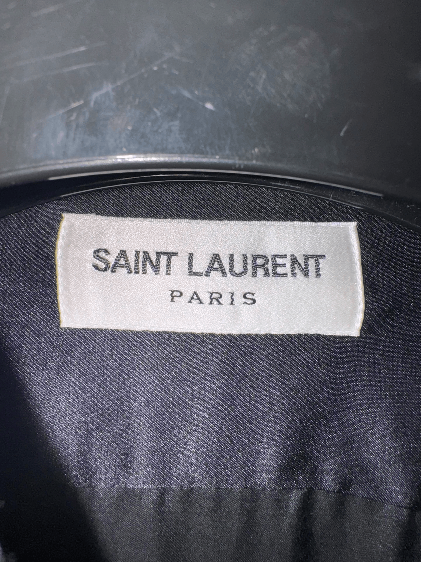 Saint Laurent Black Silk Shirt