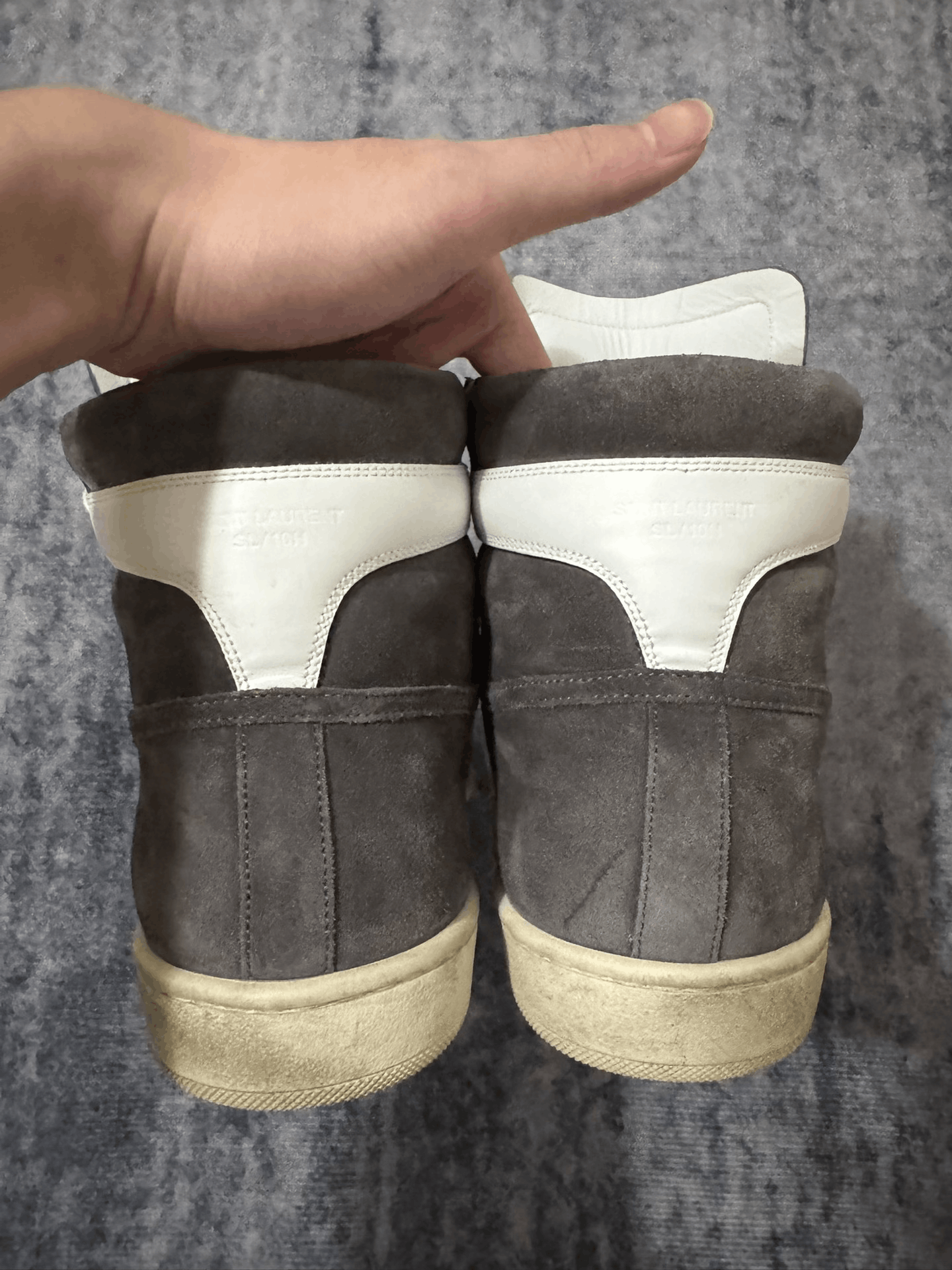 Saint Laurent Paris Saint Laurent High-Top Suede Sneakers Size US 7 / EU 40 - 4 Thumbnail