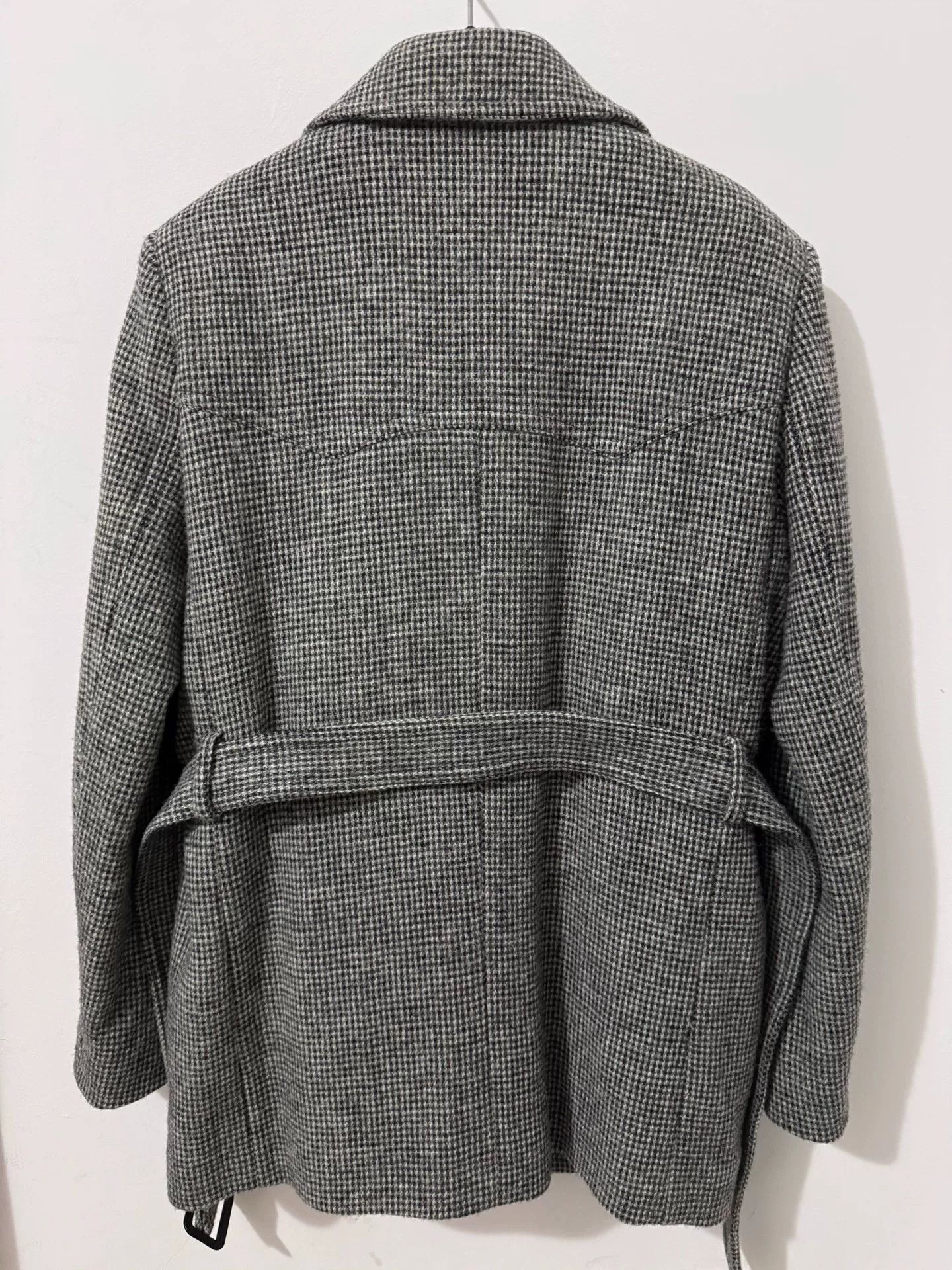Saint Laurent Paris Saint Laurent Double-Breasted Check Coat Size US L / EU 52-54 / 3 - 2 Thumbnail