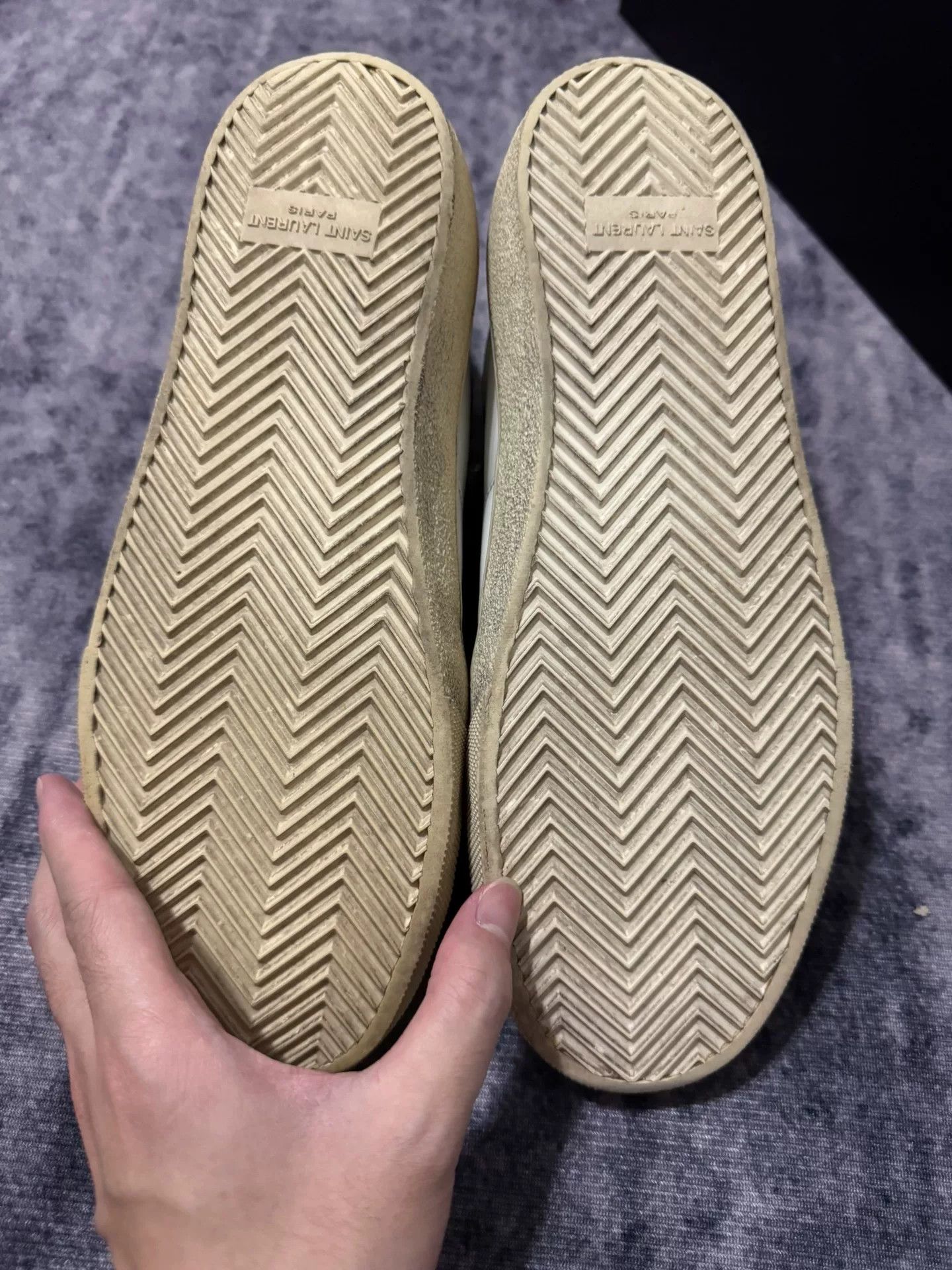 Saint Laurent Paris Saint Laurent High-Top Sneakers Size US 7 / EU 40 - 5 Thumbnail