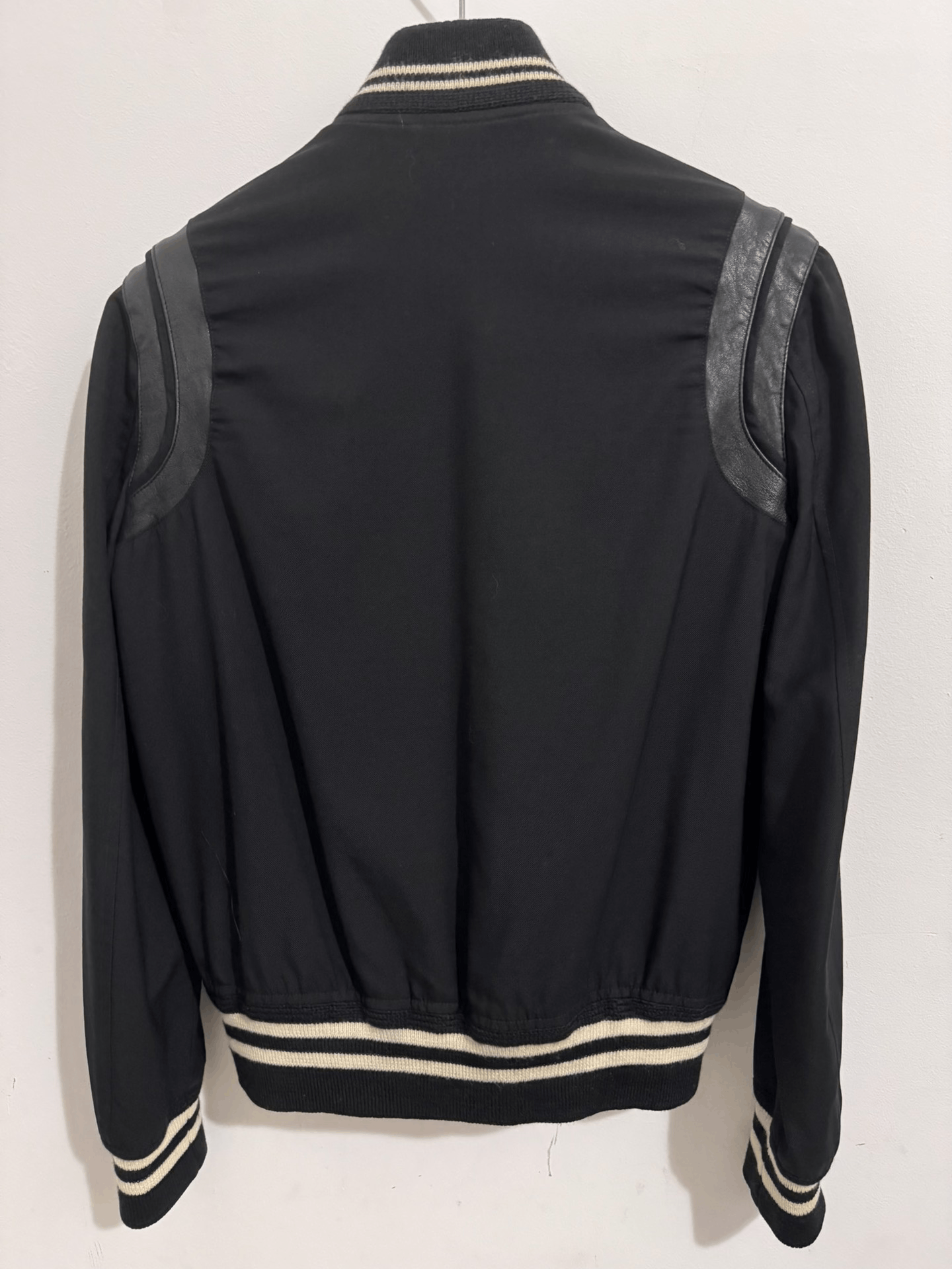Saint Laurent Paris Saint Laurent Black Baseball Jacket Size US S / EU 44-46 / 1 - 2 Thumbnail