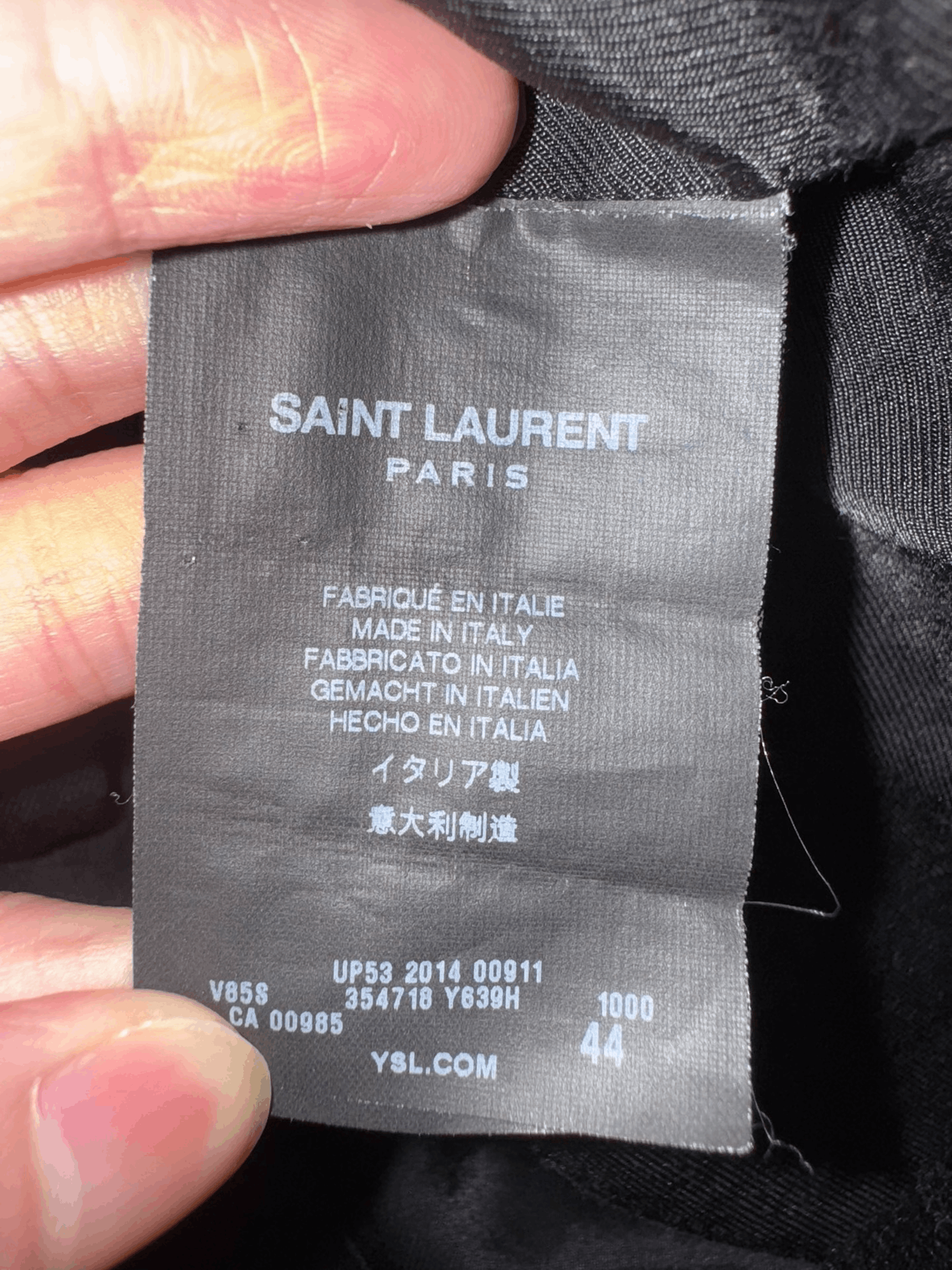 Saint Laurent Paris Saint Laurent Black Baseball Jacket Size US S / EU 44-46 / 1 - 8 Thumbnail