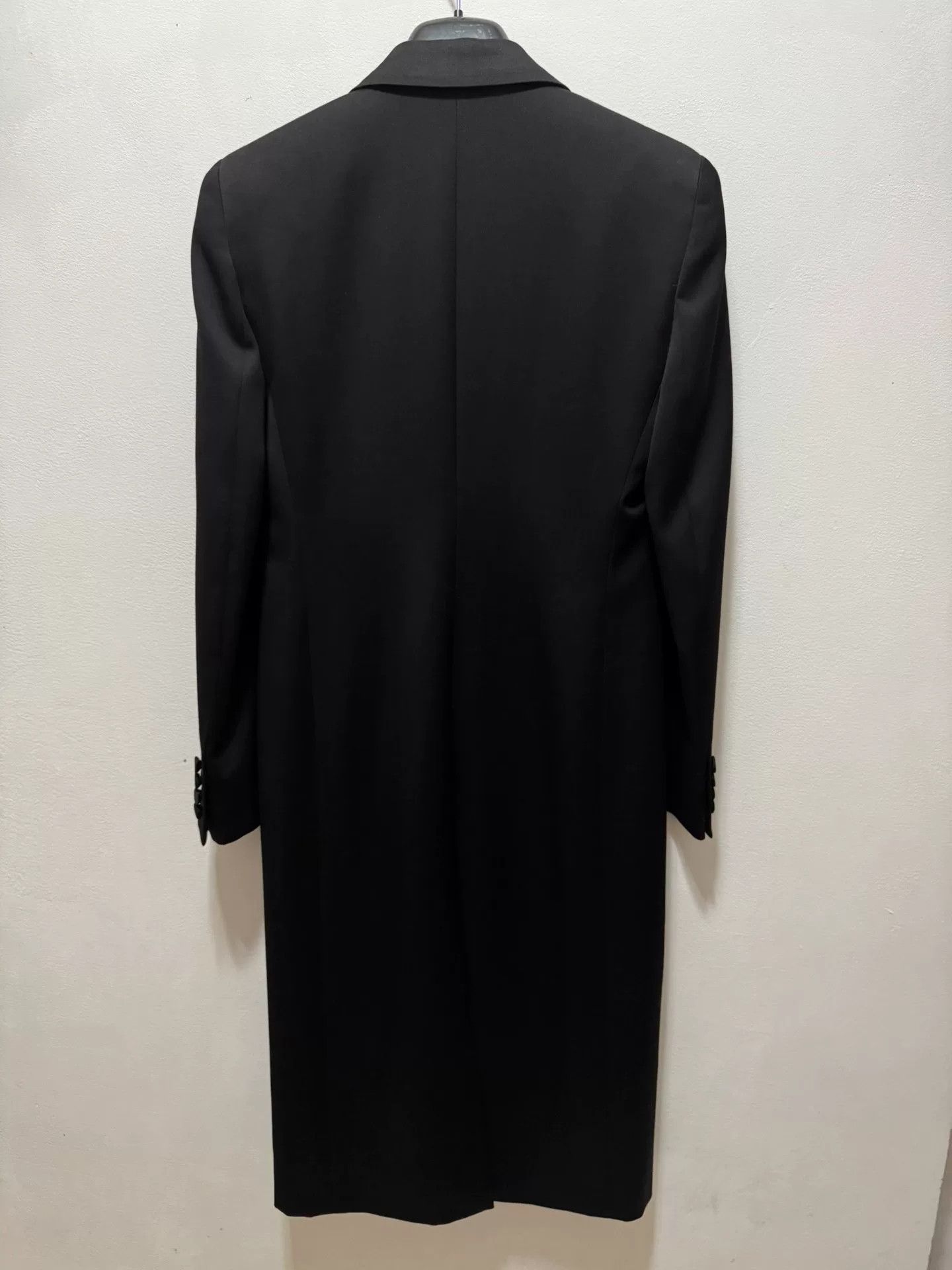 Saint Laurent Paris Saint Laurent Black Double-Breasted Coat Size US S / EU 44-46 / 1 - 2 Thumbnail