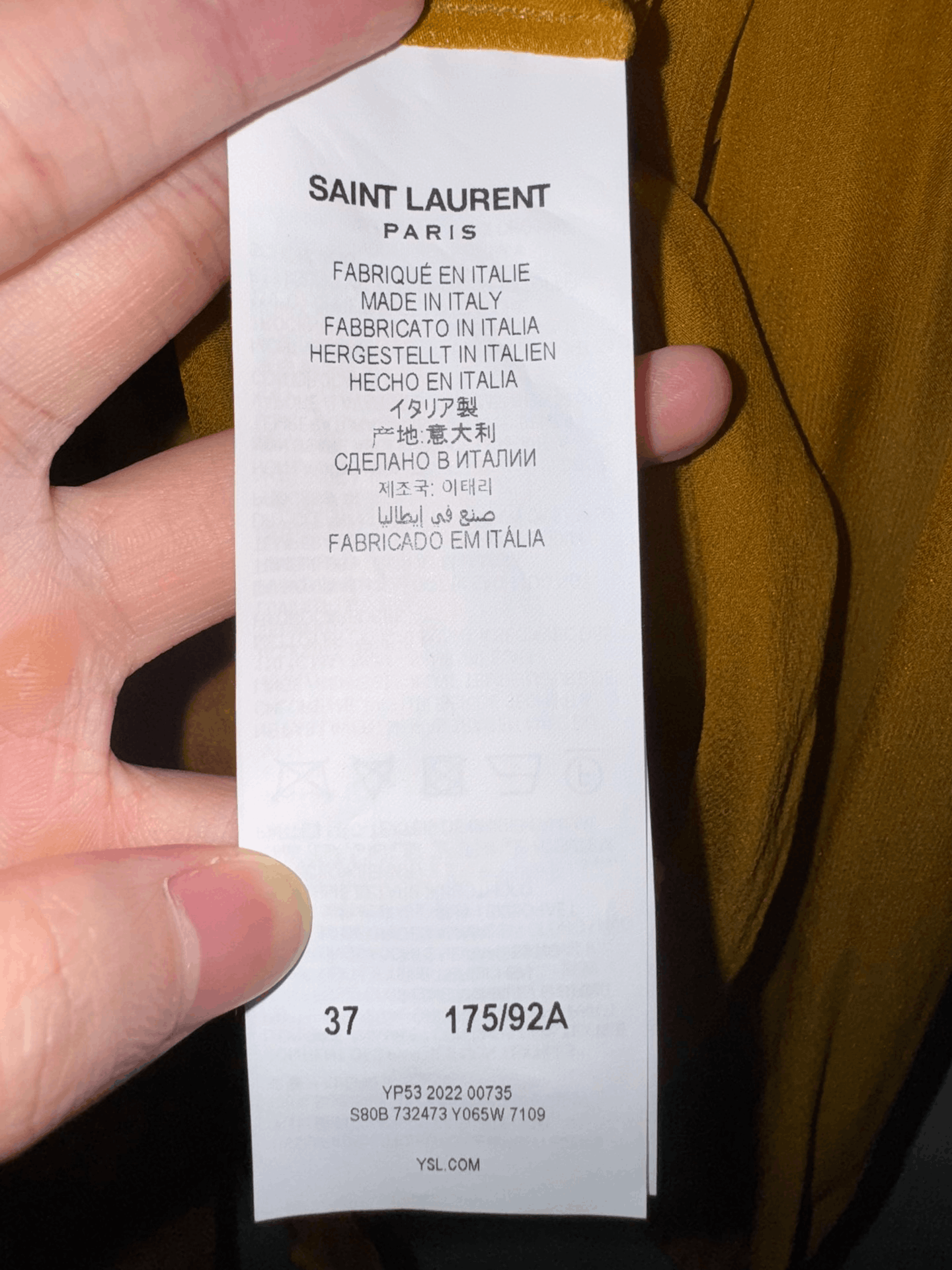 Saint Laurent Paris Saint Laurent Silk Bow Tie Shirt Size M / US 6-8 / IT 42-44 - 6 Thumbnail