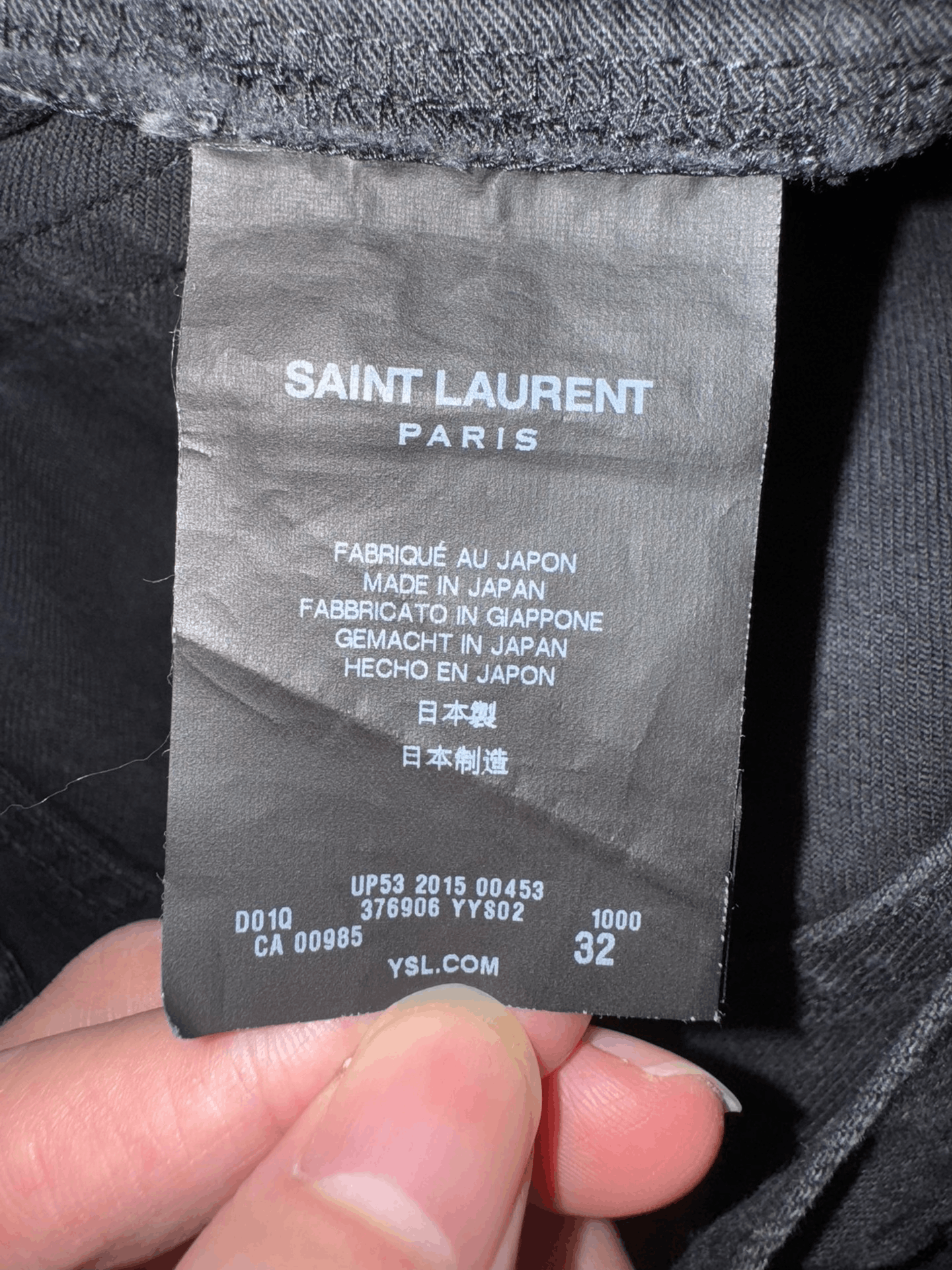 Saint Laurent Paris Saint Laurent Black Skinny Jeans Size US 32 / EU 48 - 7 Thumbnail