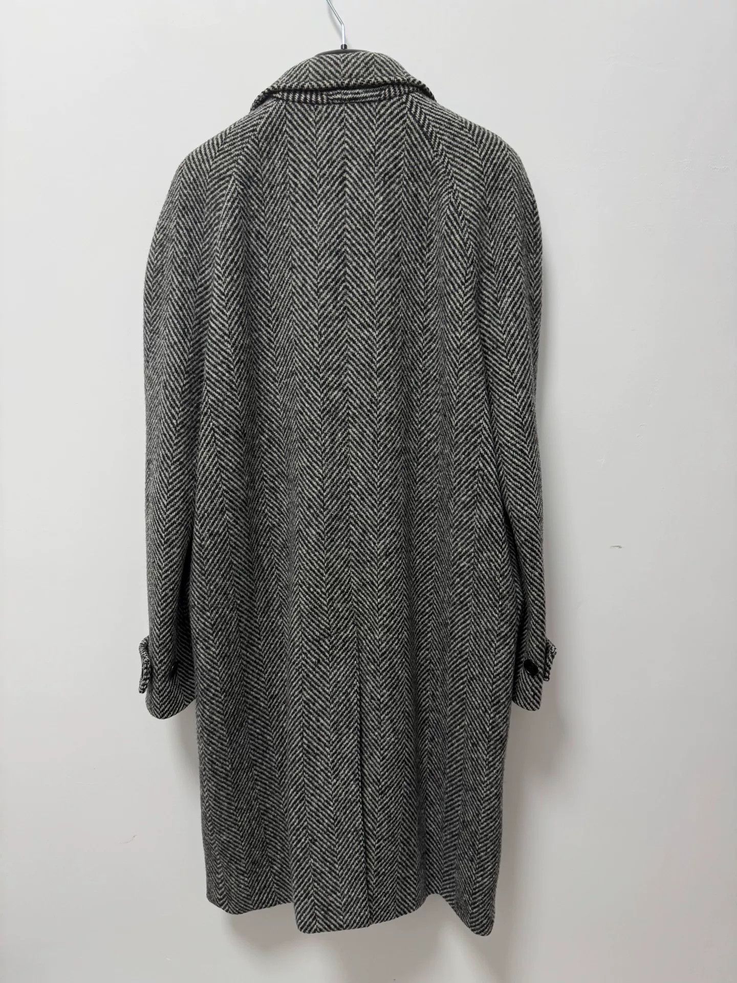 Yves Saint Laurent Saint Laurent Wool Houndstooth Coat Size US M / EU 48-50 / 2 - 2 Thumbnail