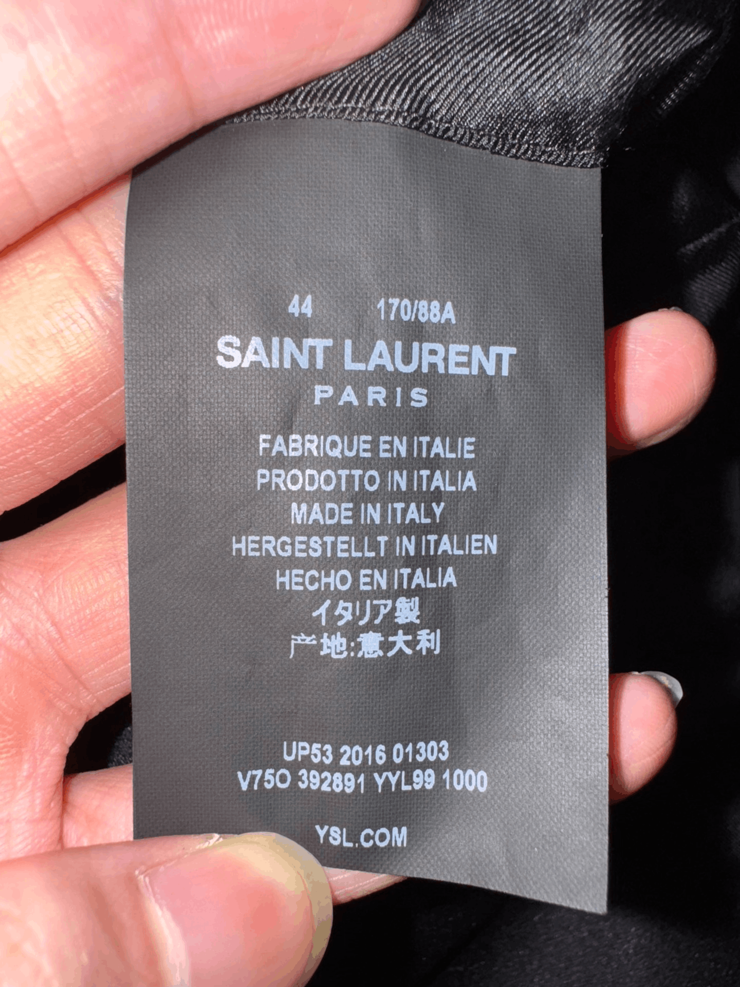 Saint Laurent Paris Saint Laurent Black Satin Tuxedo Jacket Size US S / EU 44-46 / 1 - 7 Thumbnail