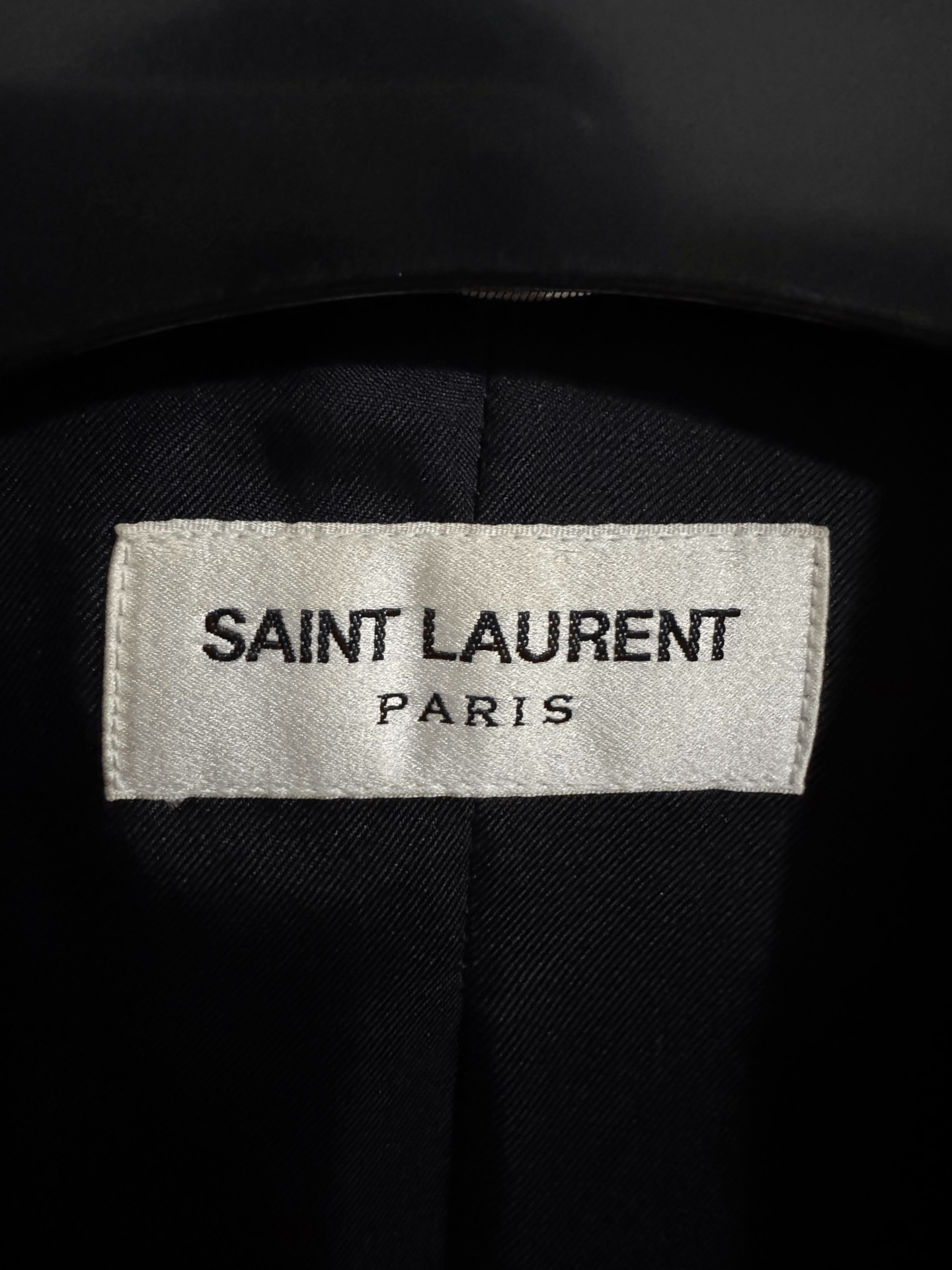 Saint Laurent Paris Saint Laurent Black Satin Tuxedo Jacket Size US S / EU 44-46 / 1 - 5 Thumbnail