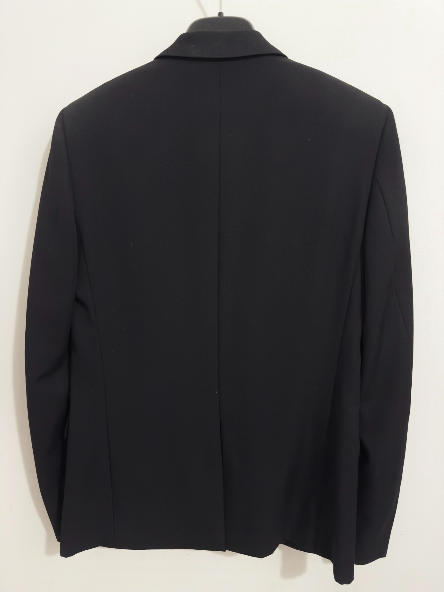 Saint Laurent Paris Saint Laurent Black Satin Tuxedo Jacket Size US S / EU 44-46 / 1 - 2 Thumbnail
