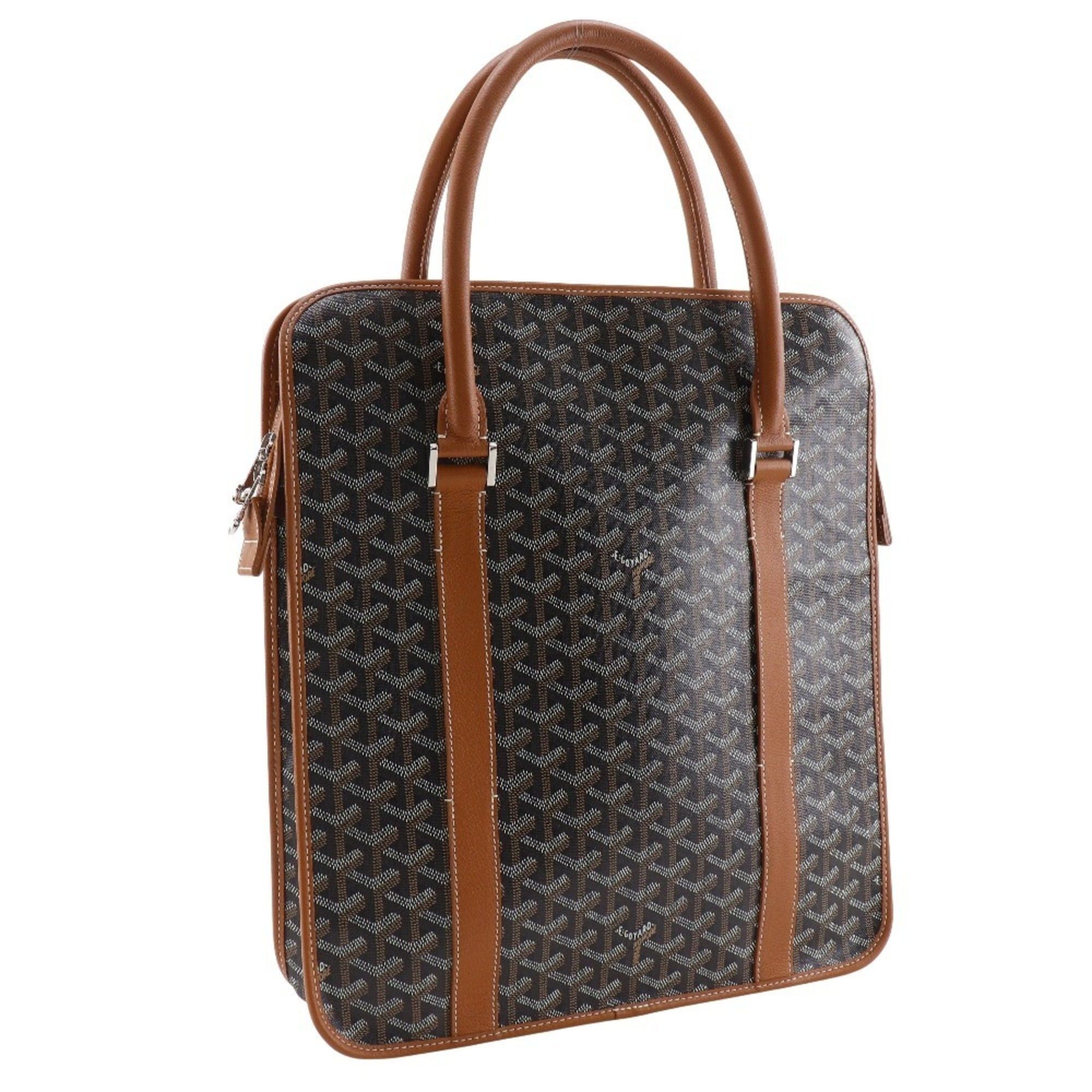 Goyard Goyard Burgundy Handbag Tote Bag PVC Black A4 Size Unisex Size ONE SIZE - 3 Thumbnail