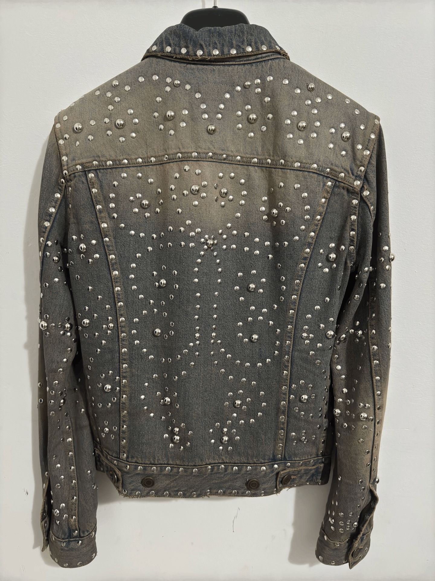 Saint Laurent Paris Saint Laurent Denim Jacket with Studs Size US S / EU 44-46 / 1 - 2 Thumbnail